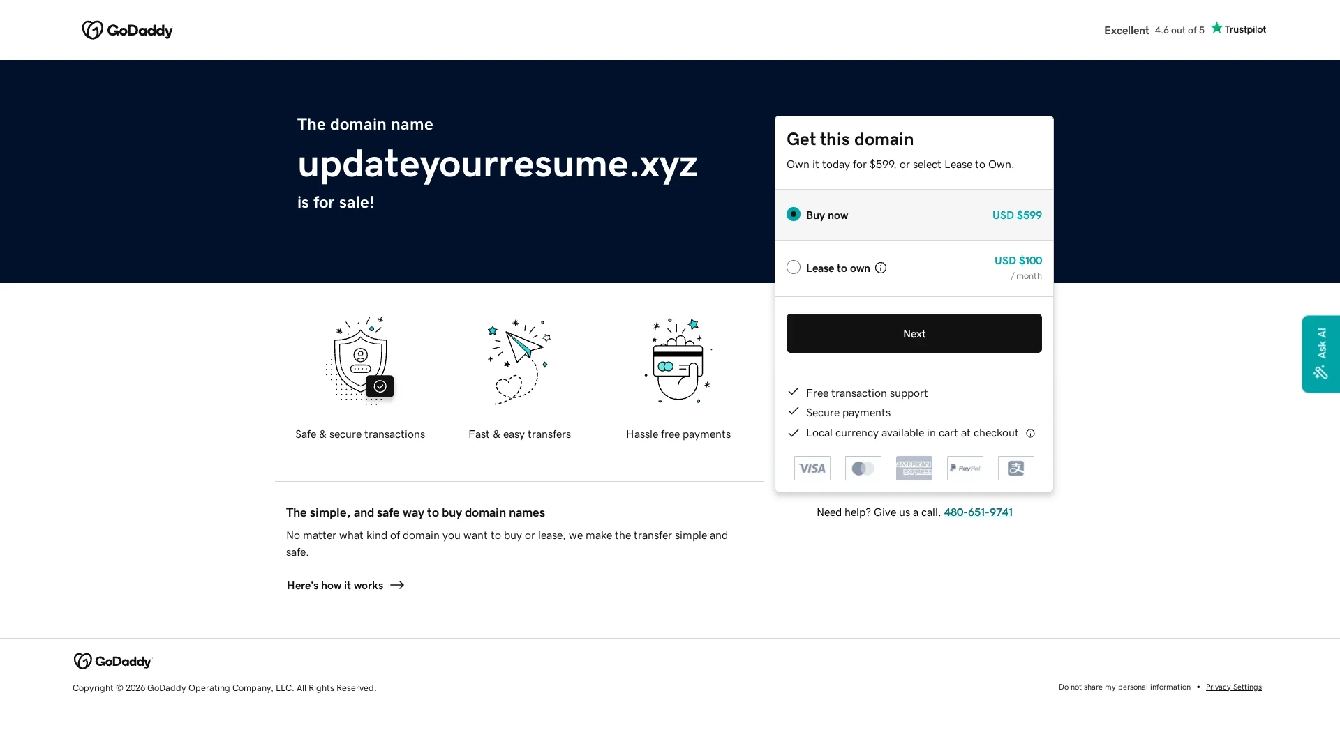 updateyourresume homepage