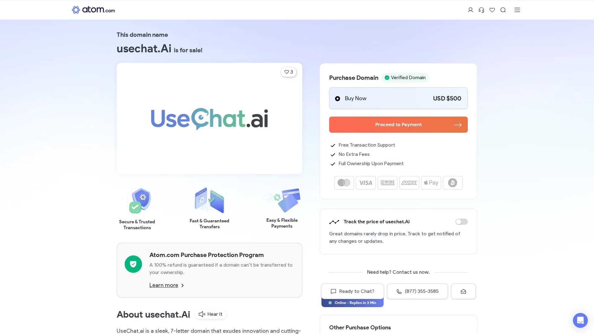 usechat homepage