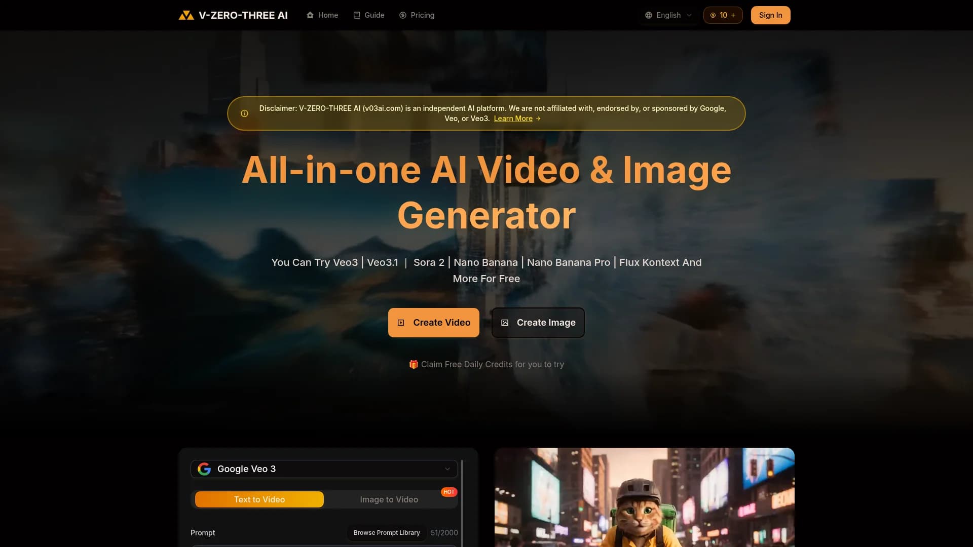 v03-ai homepage