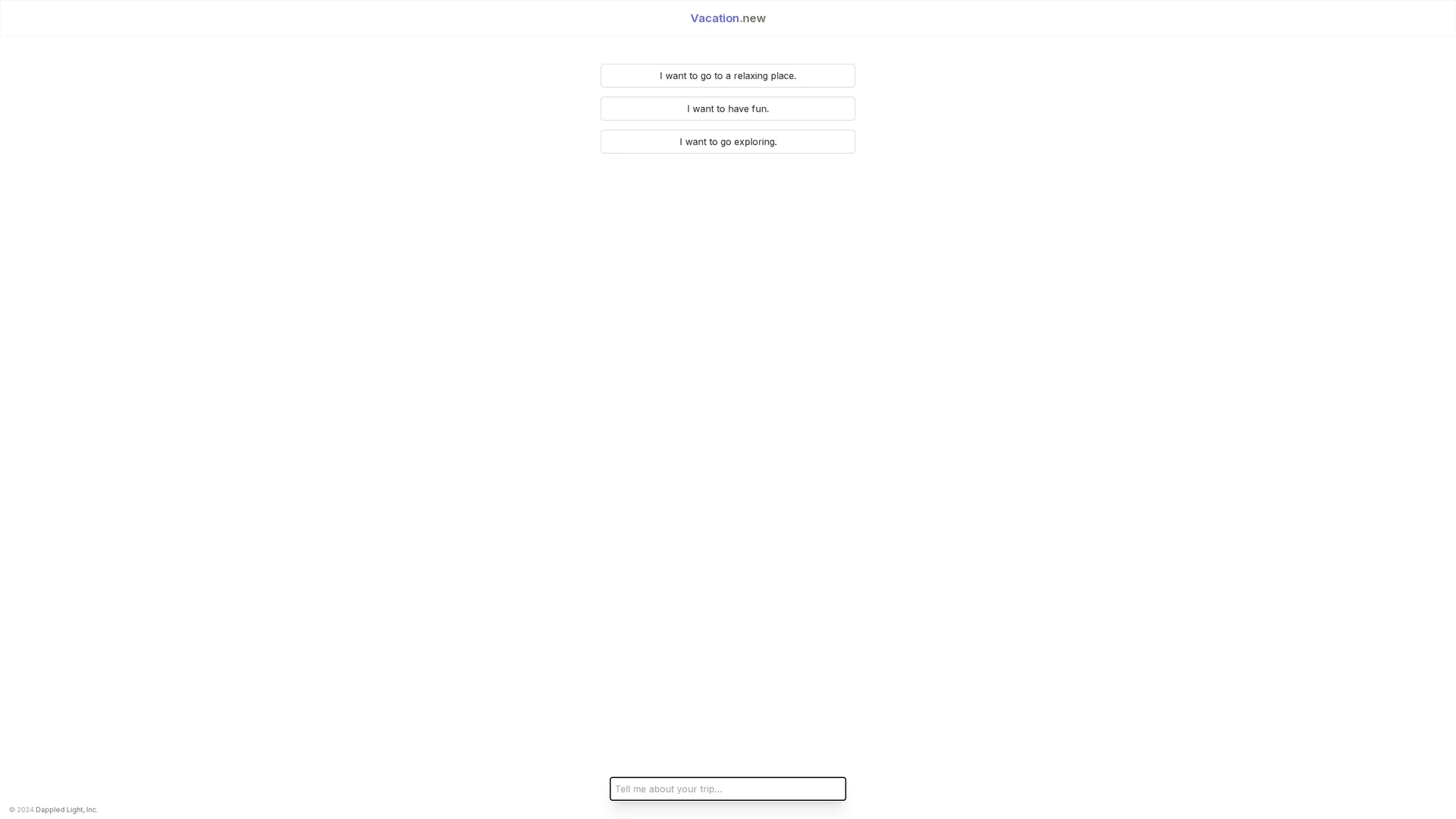 vacation-new homepage