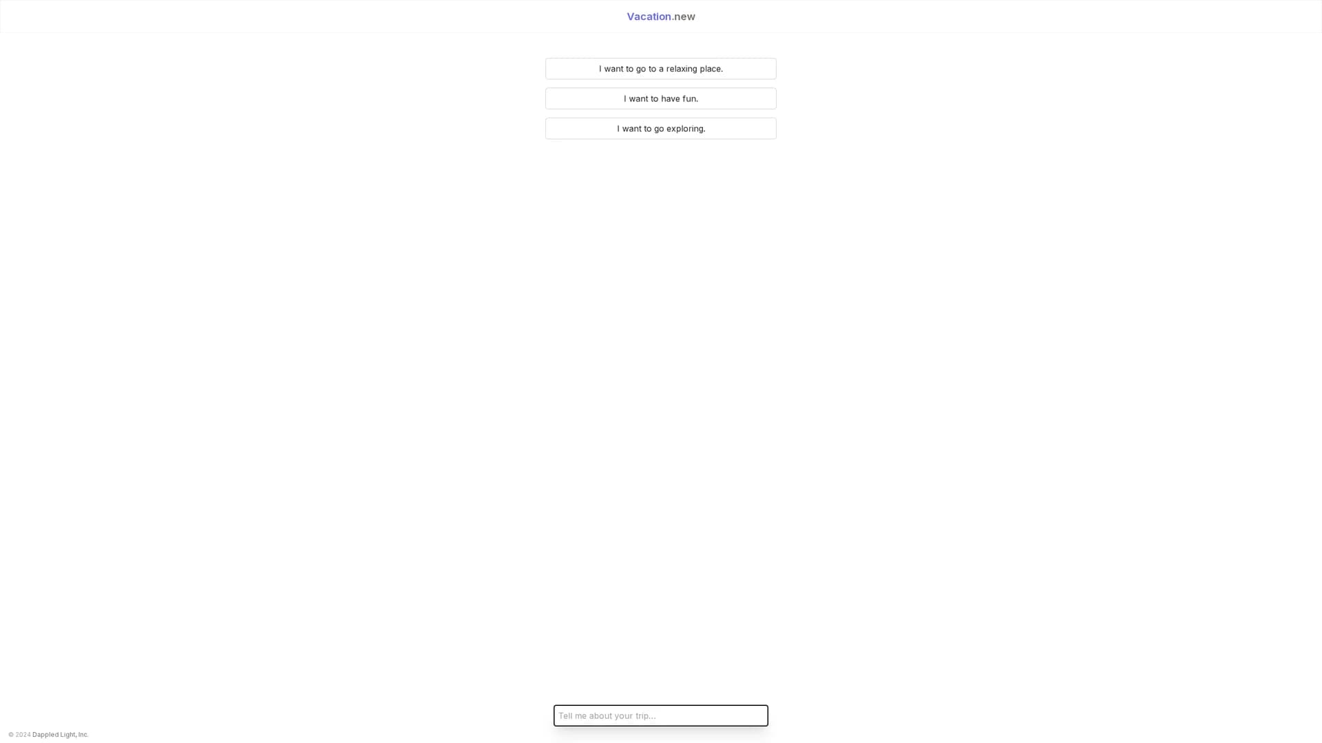 vacation-new homepage