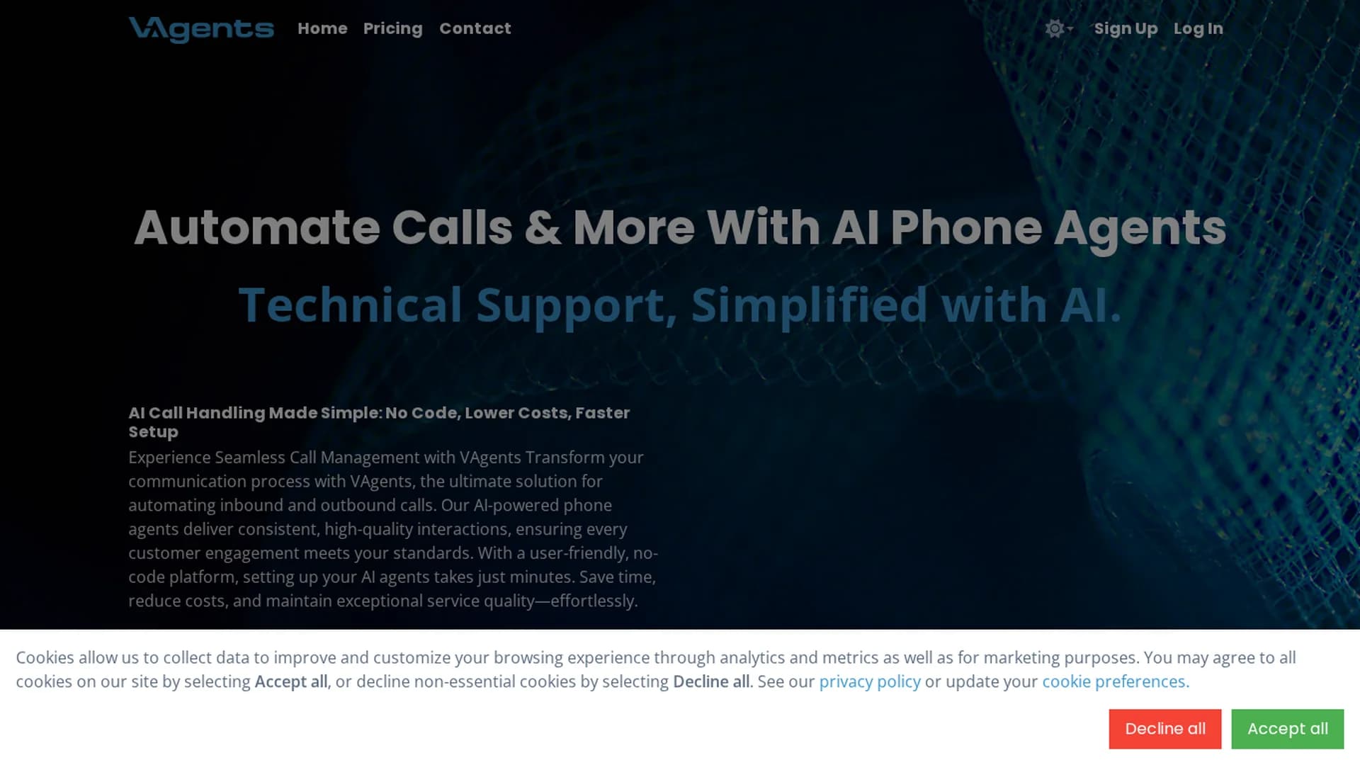vagents homepage