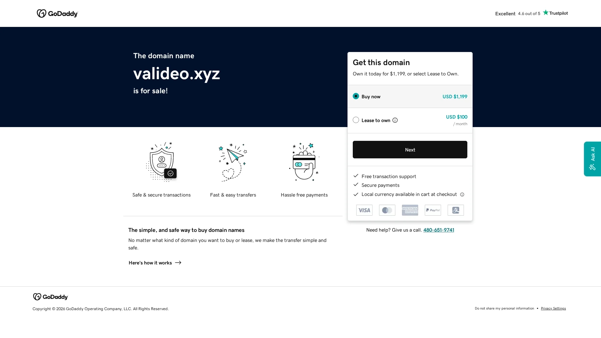 valideo homepage