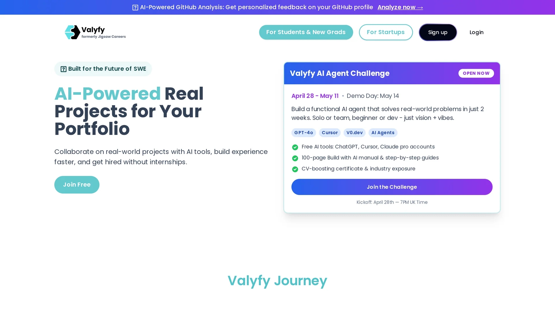 valyfy homepage