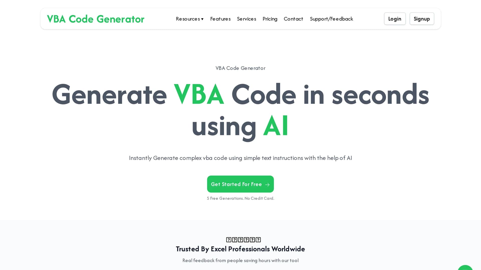 vba-code-generator homepage