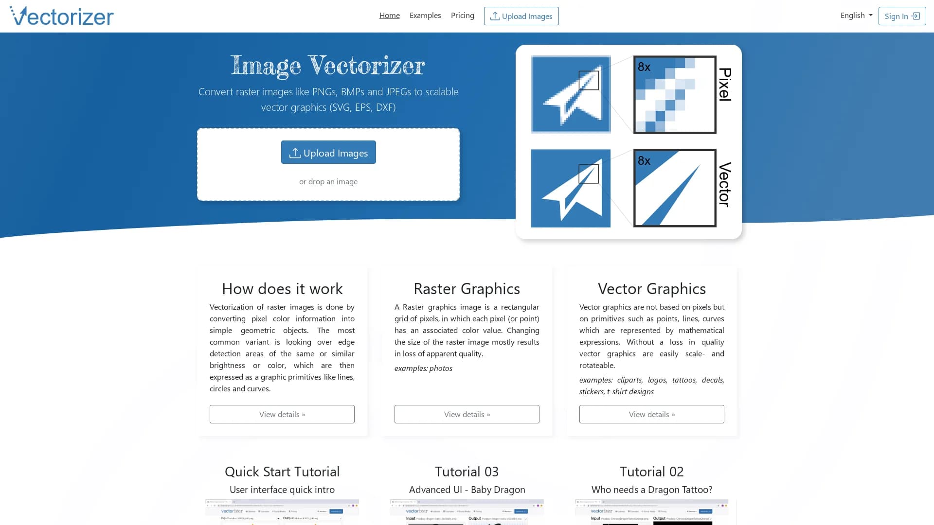 vectorizer homepage
