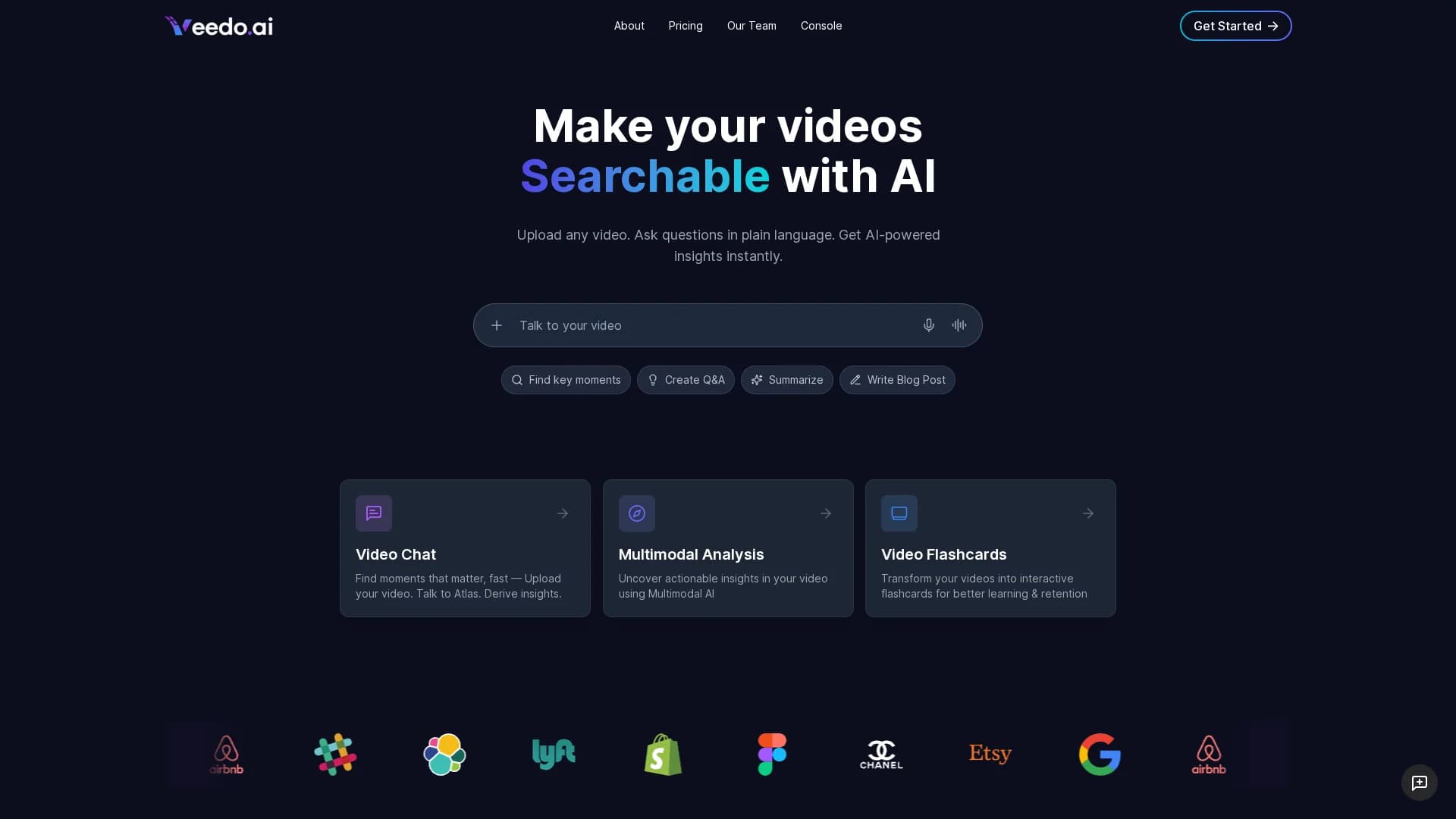 veedoai homepage
