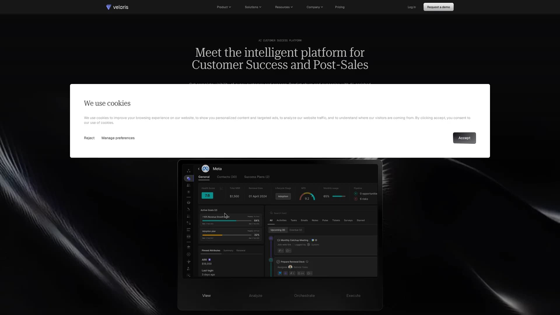 velaris homepage