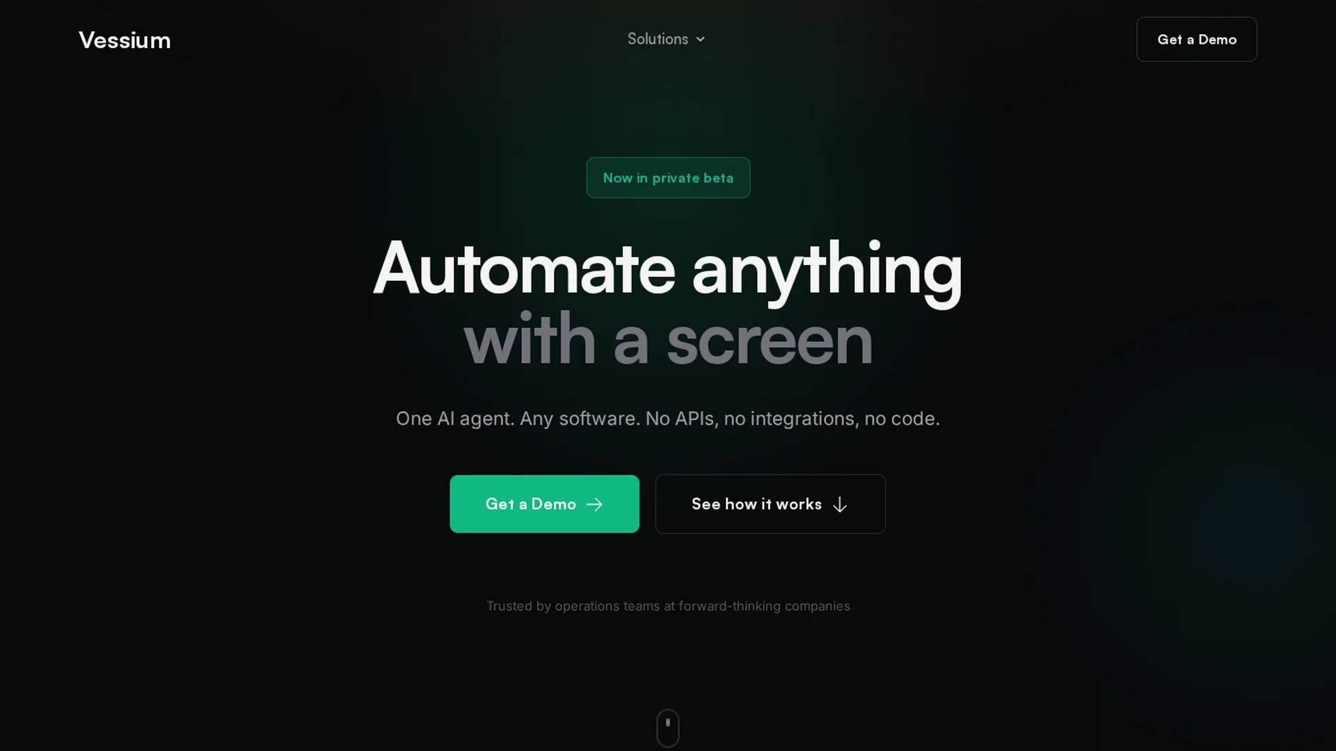 vessium homepage