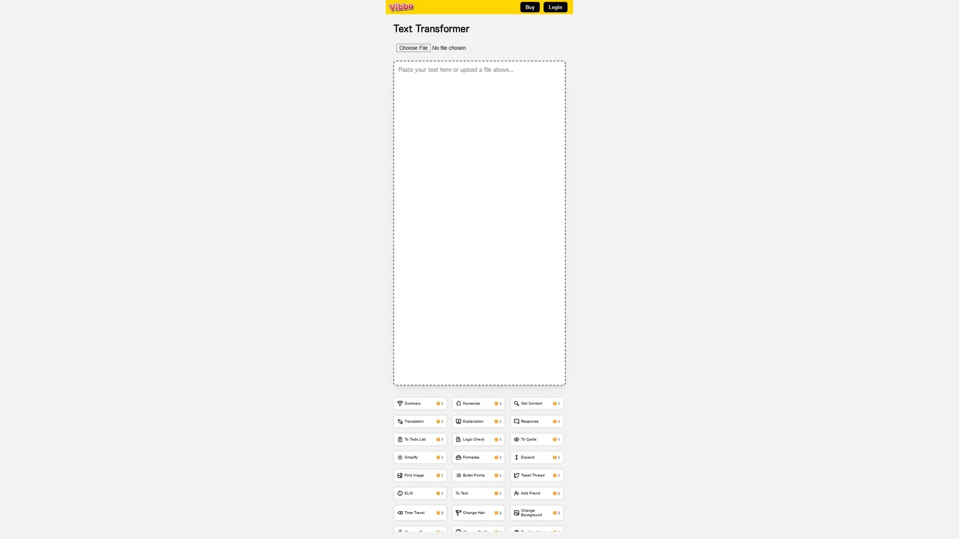 vibbo-ai homepage