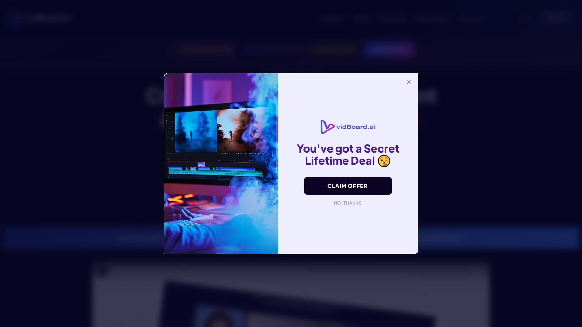 vidboard homepage