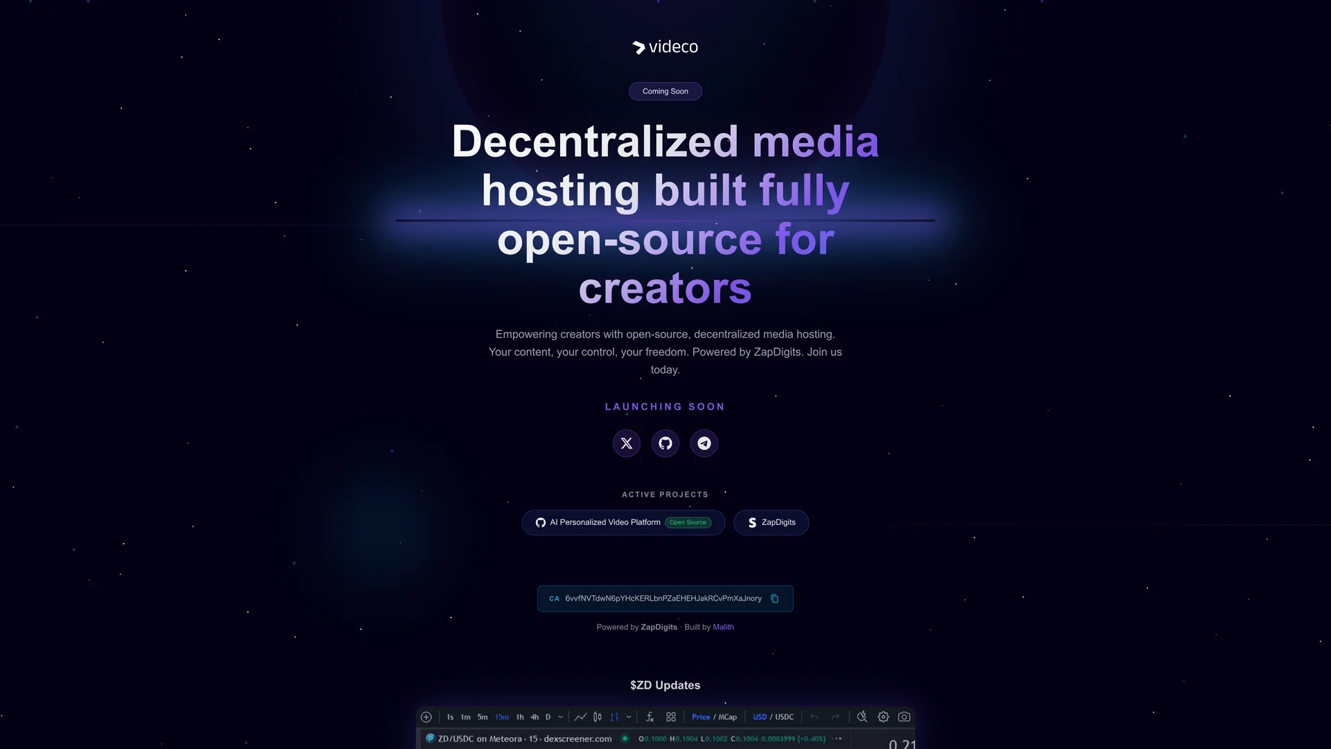 videco-io homepage