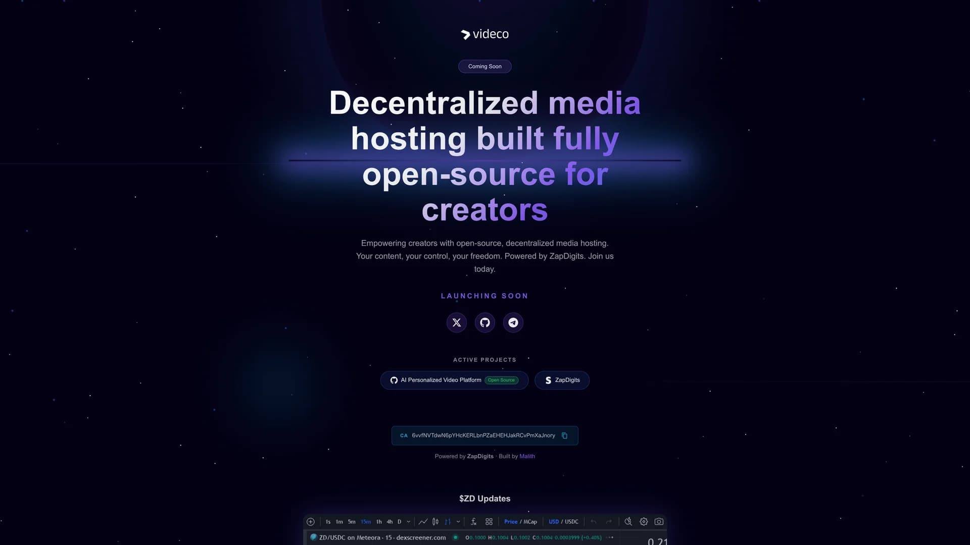 videco-io homepage