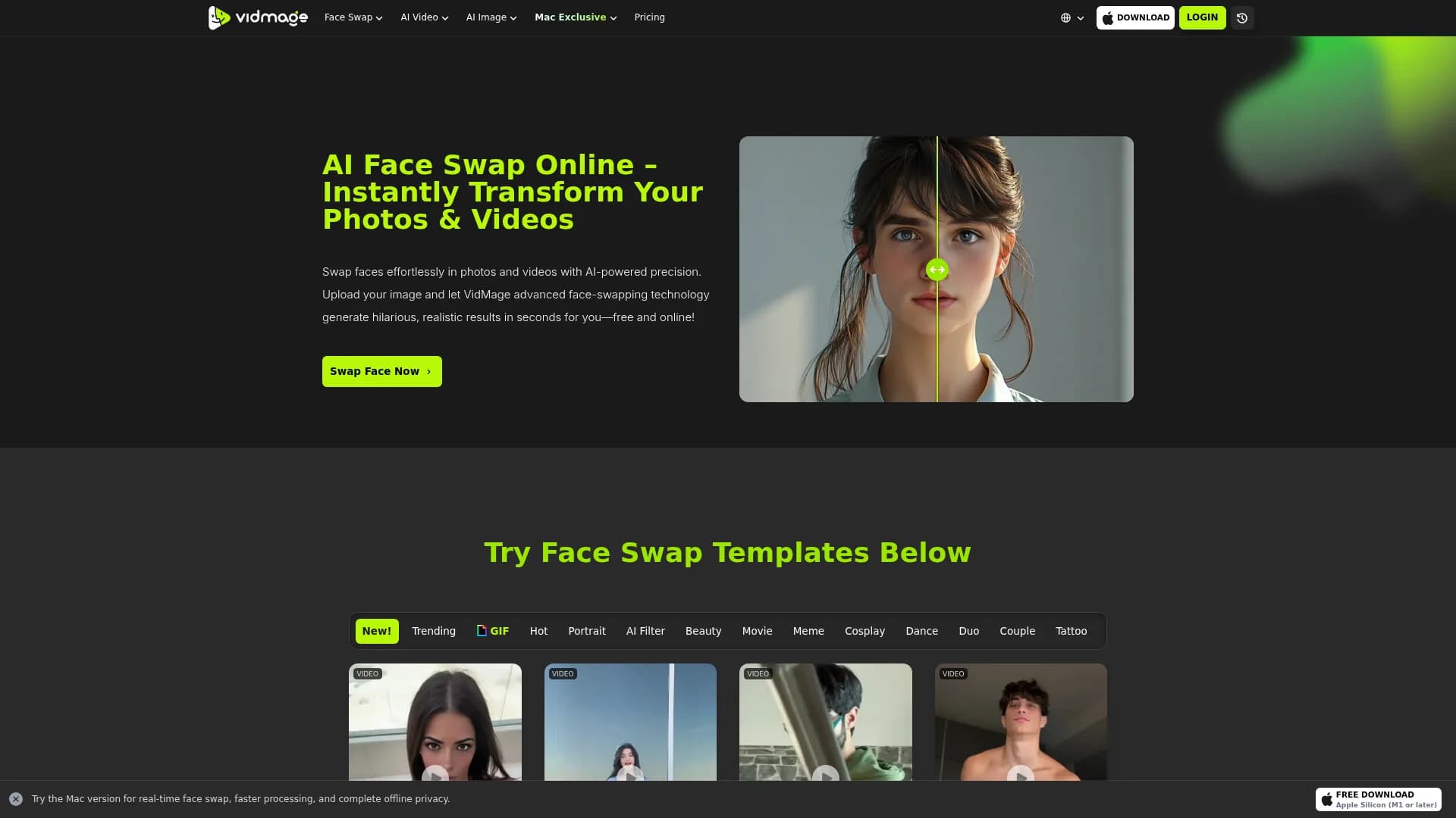 vidmage homepage