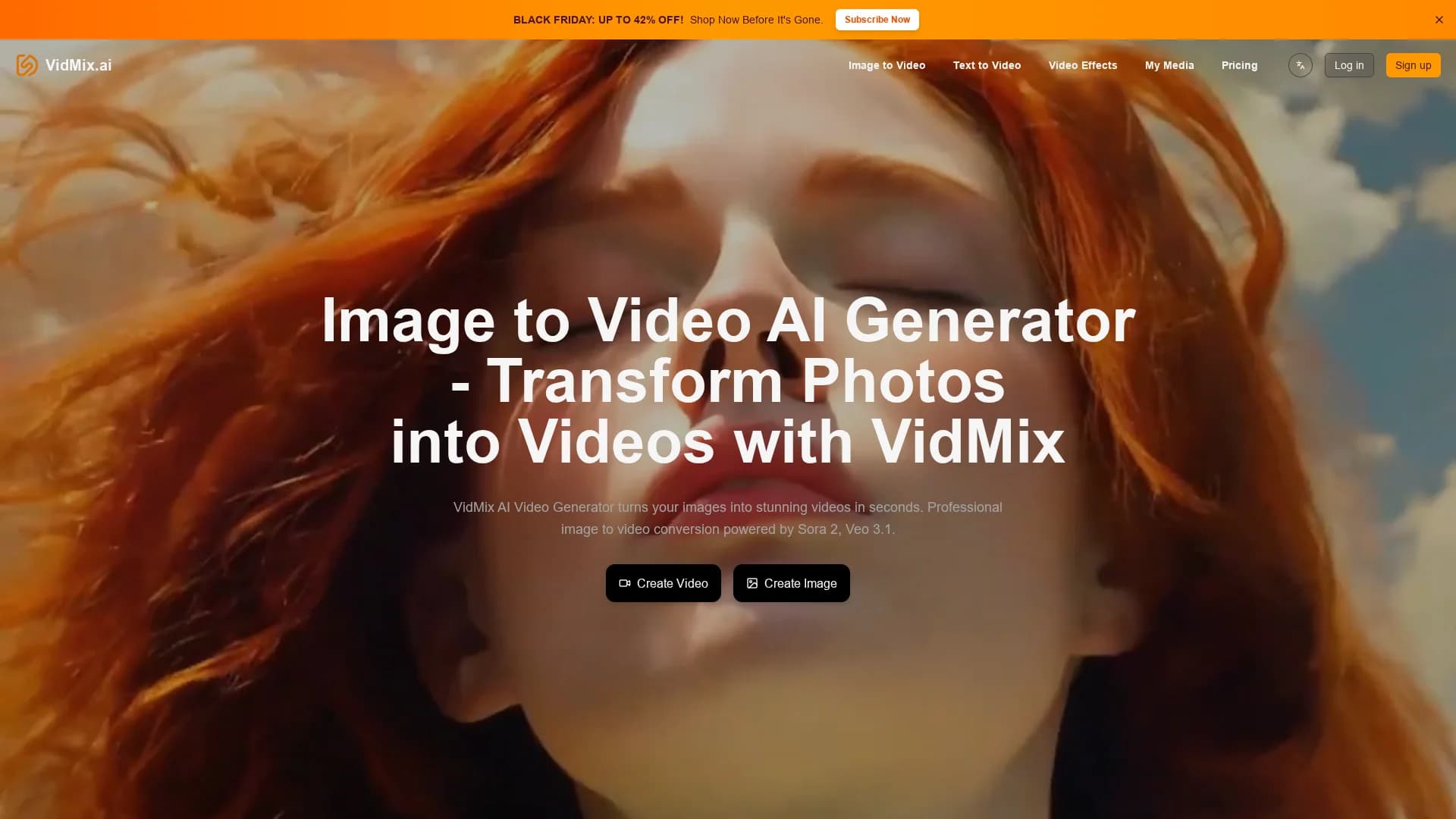 vidmix-ai homepage