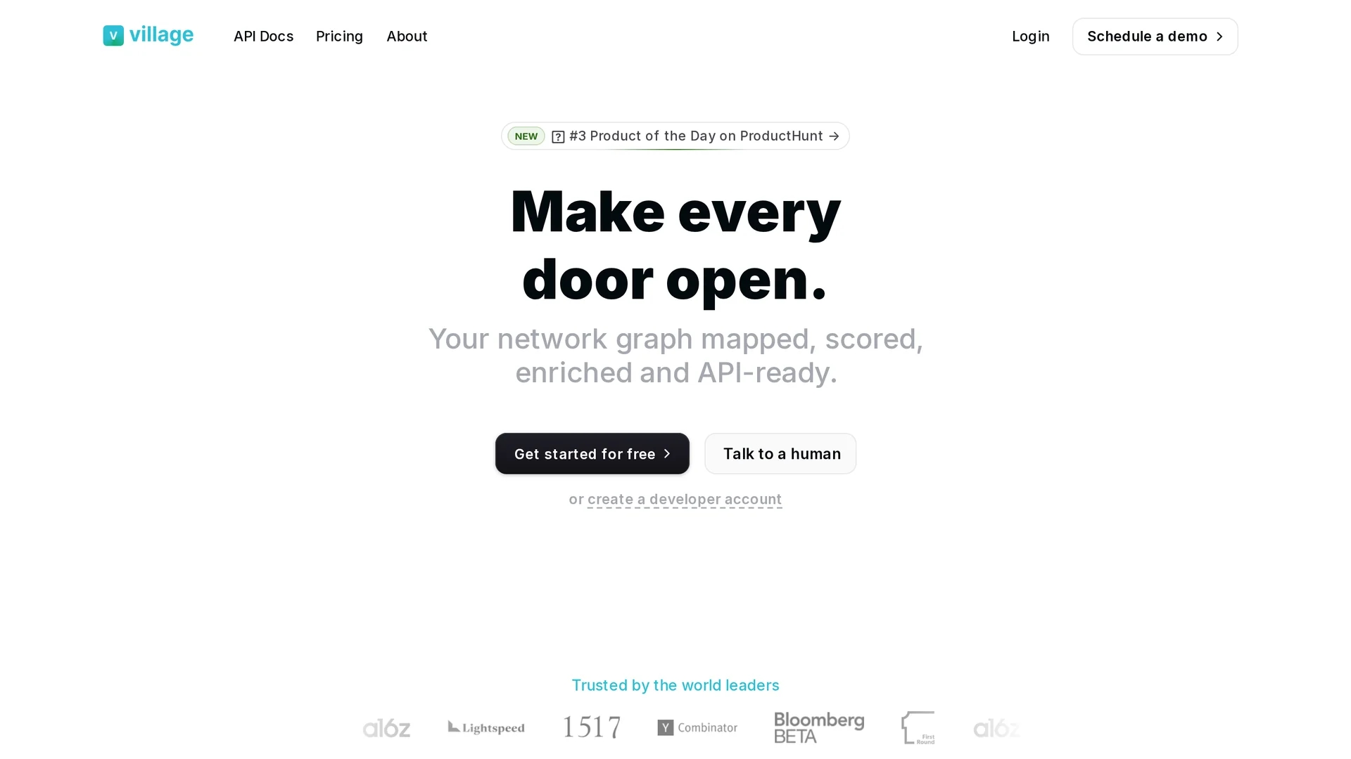 village homepage