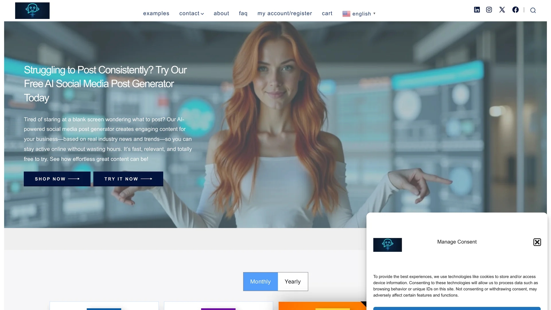 viralpulseai homepage