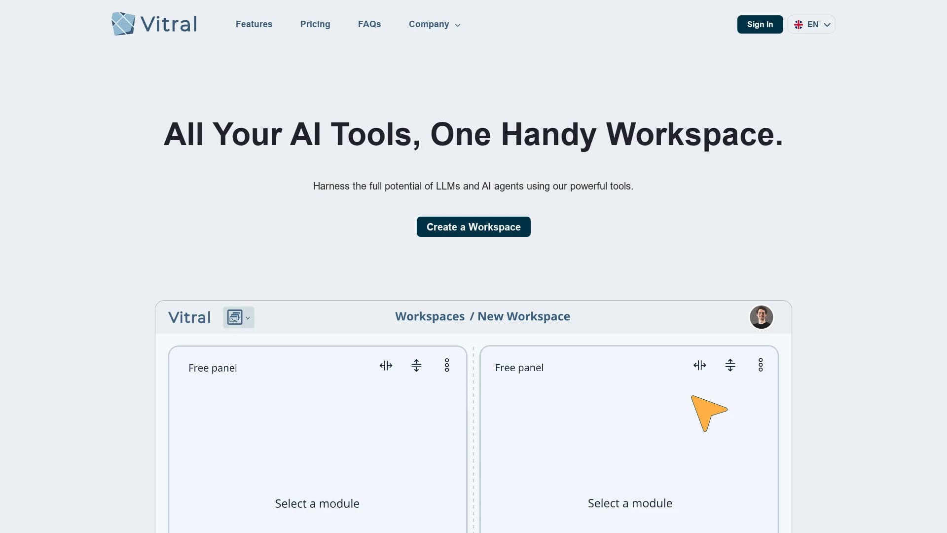 vitral-ai homepage