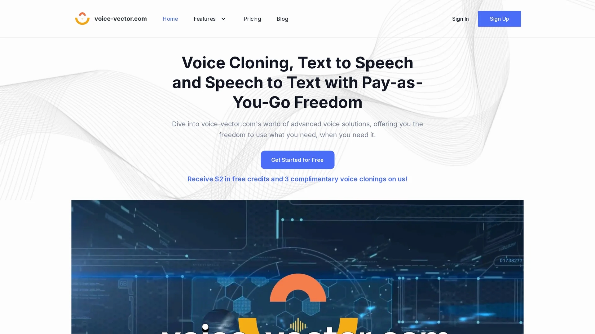 voicevector homepage