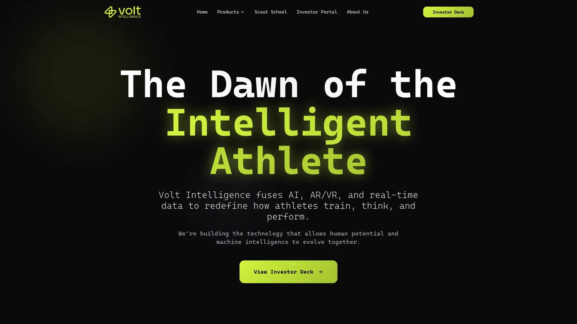volt-intelligence homepage