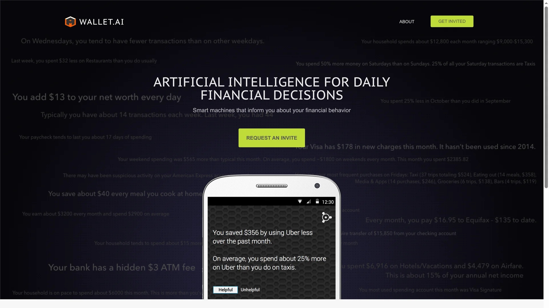 wallet-ai homepage