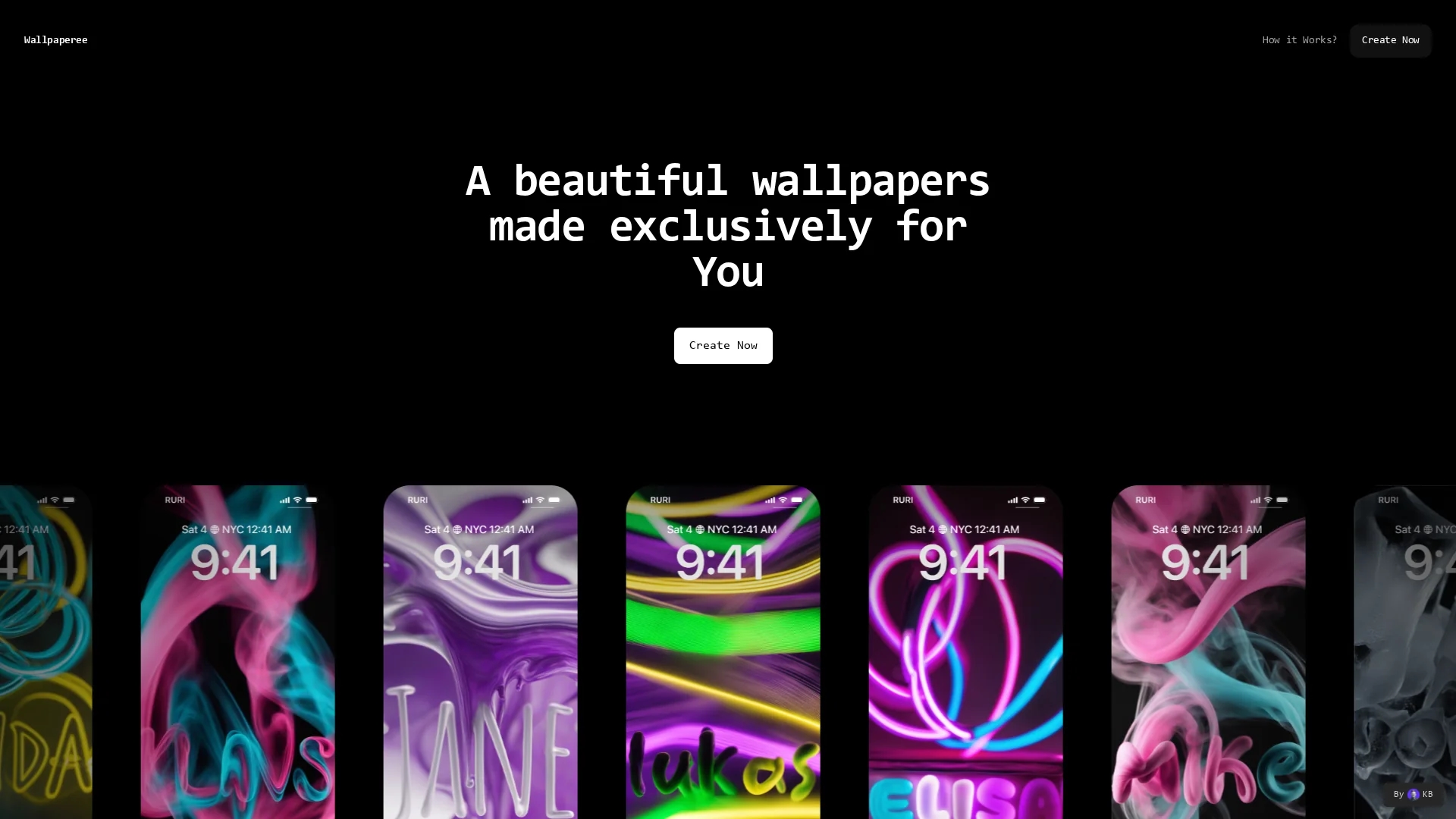 wallpaperee homepage