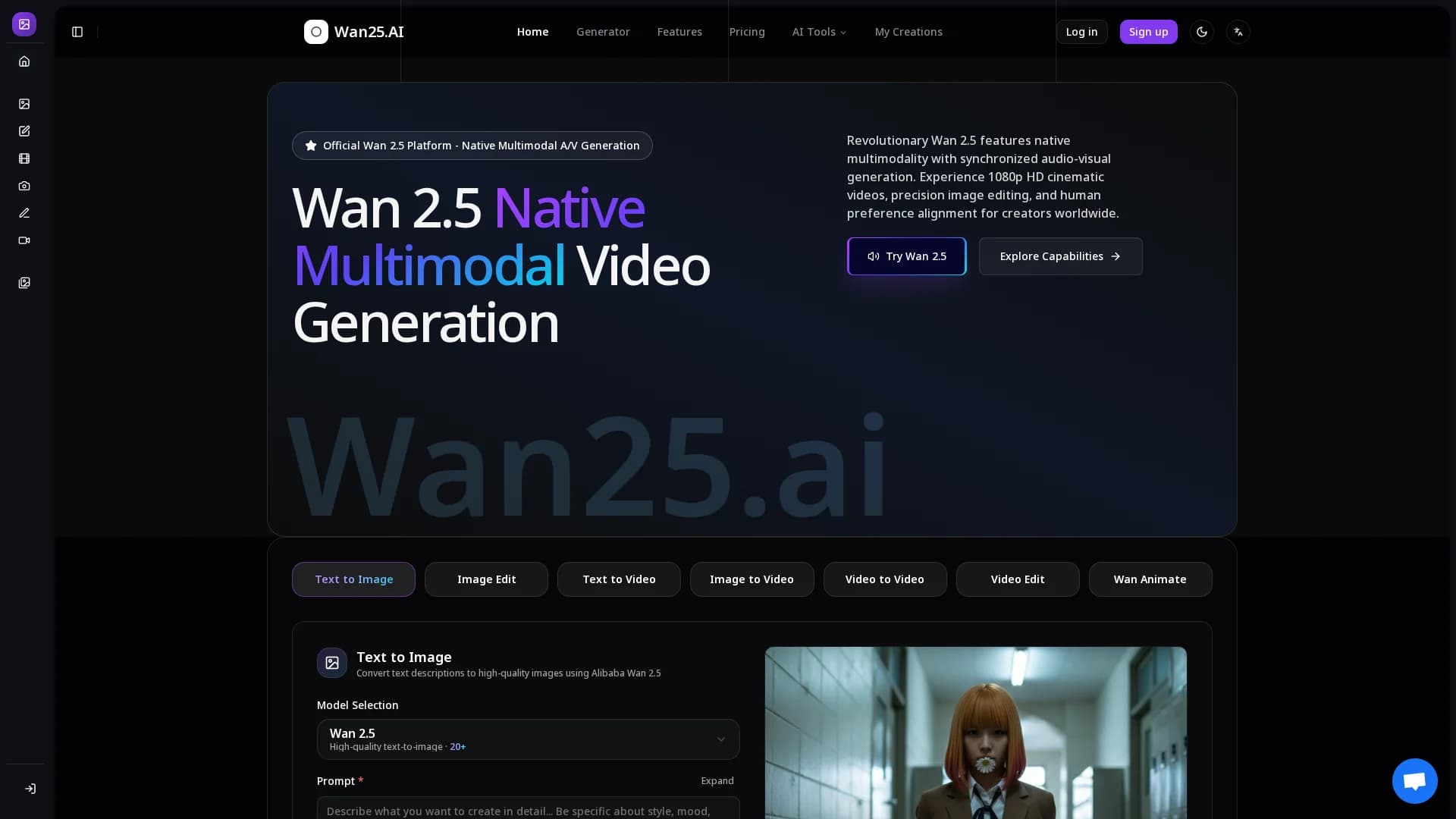 wan2-5-ai homepage