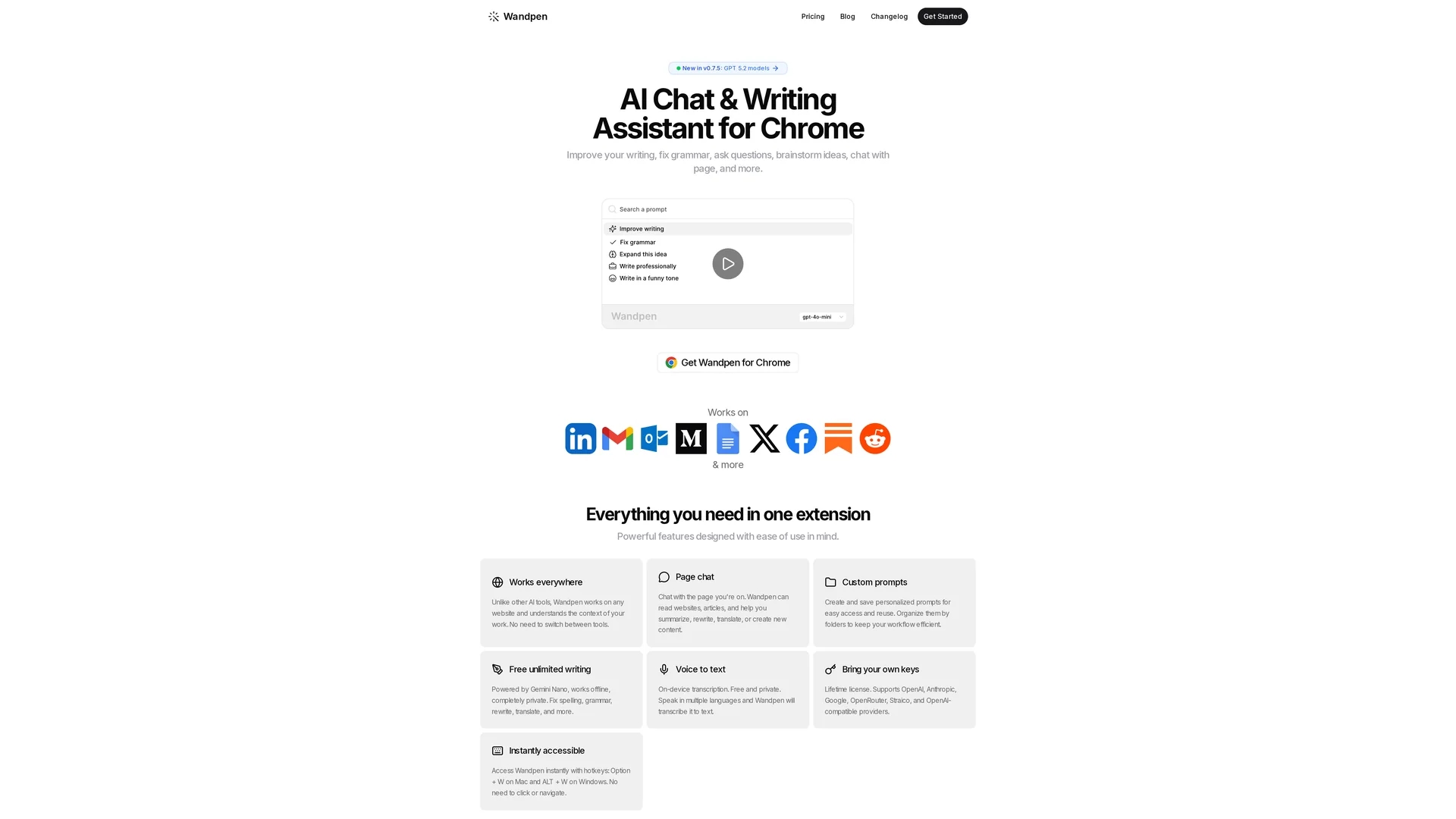 wandpen homepage