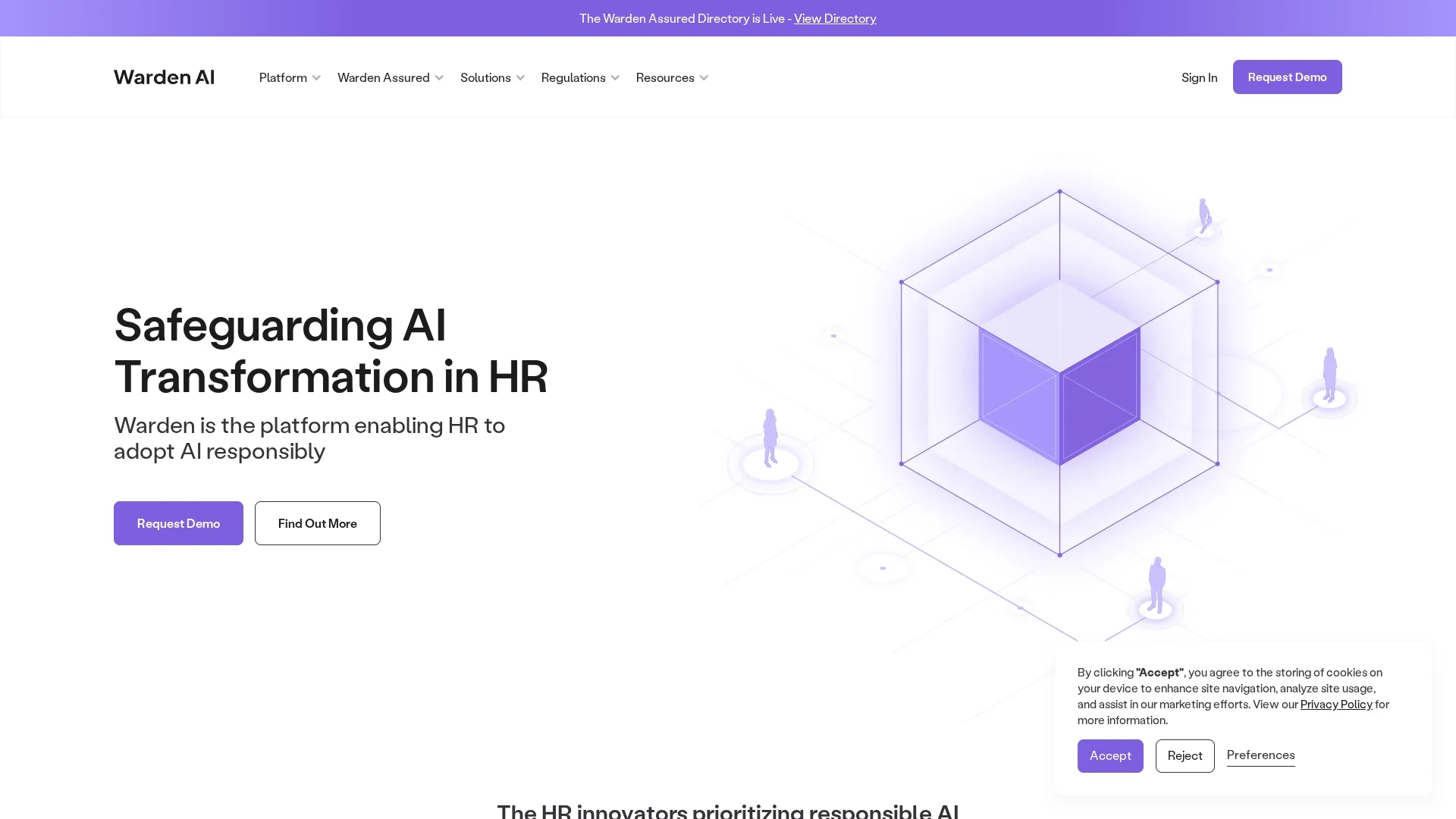 warden-ai homepage