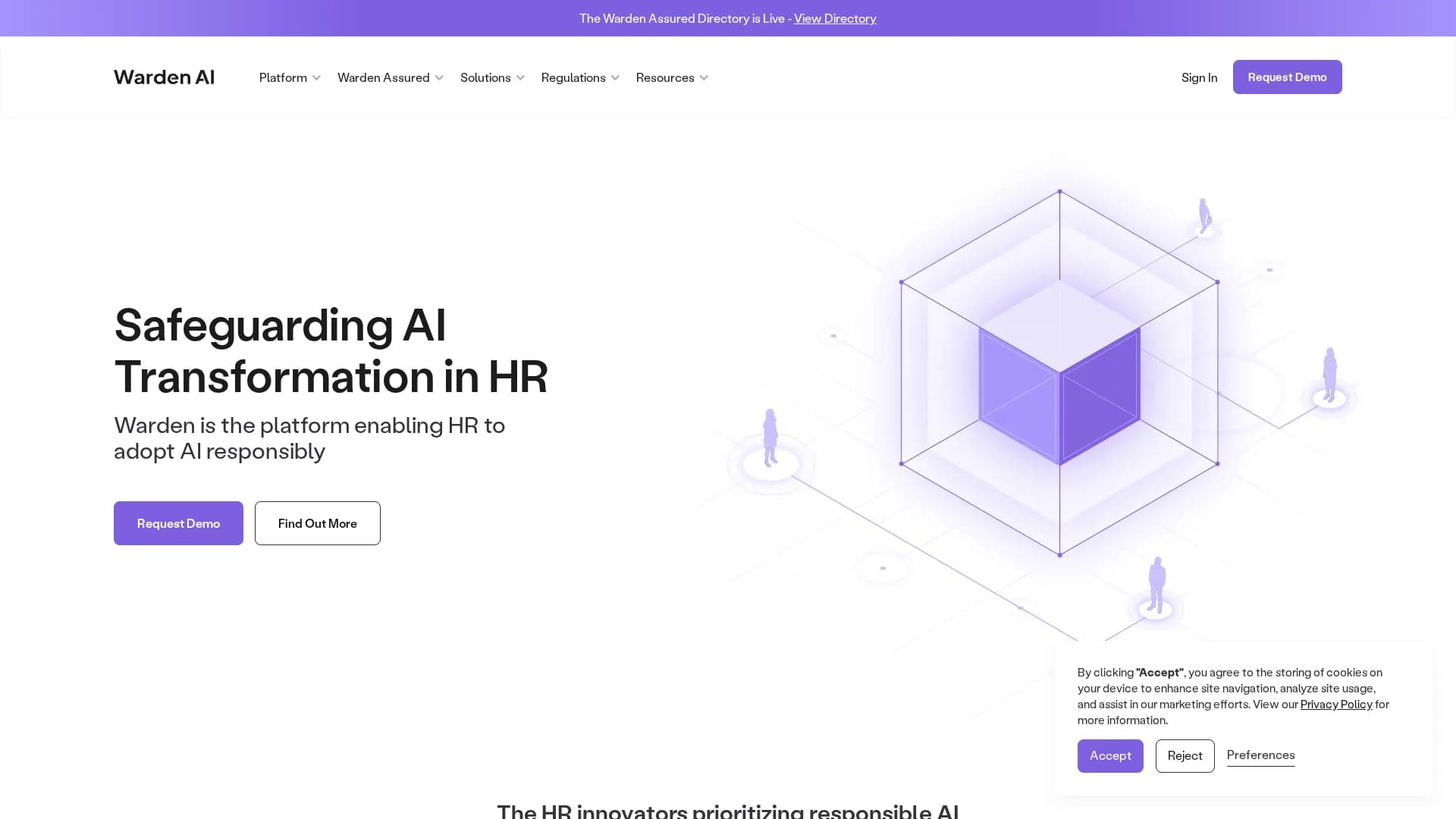 warden-ai homepage