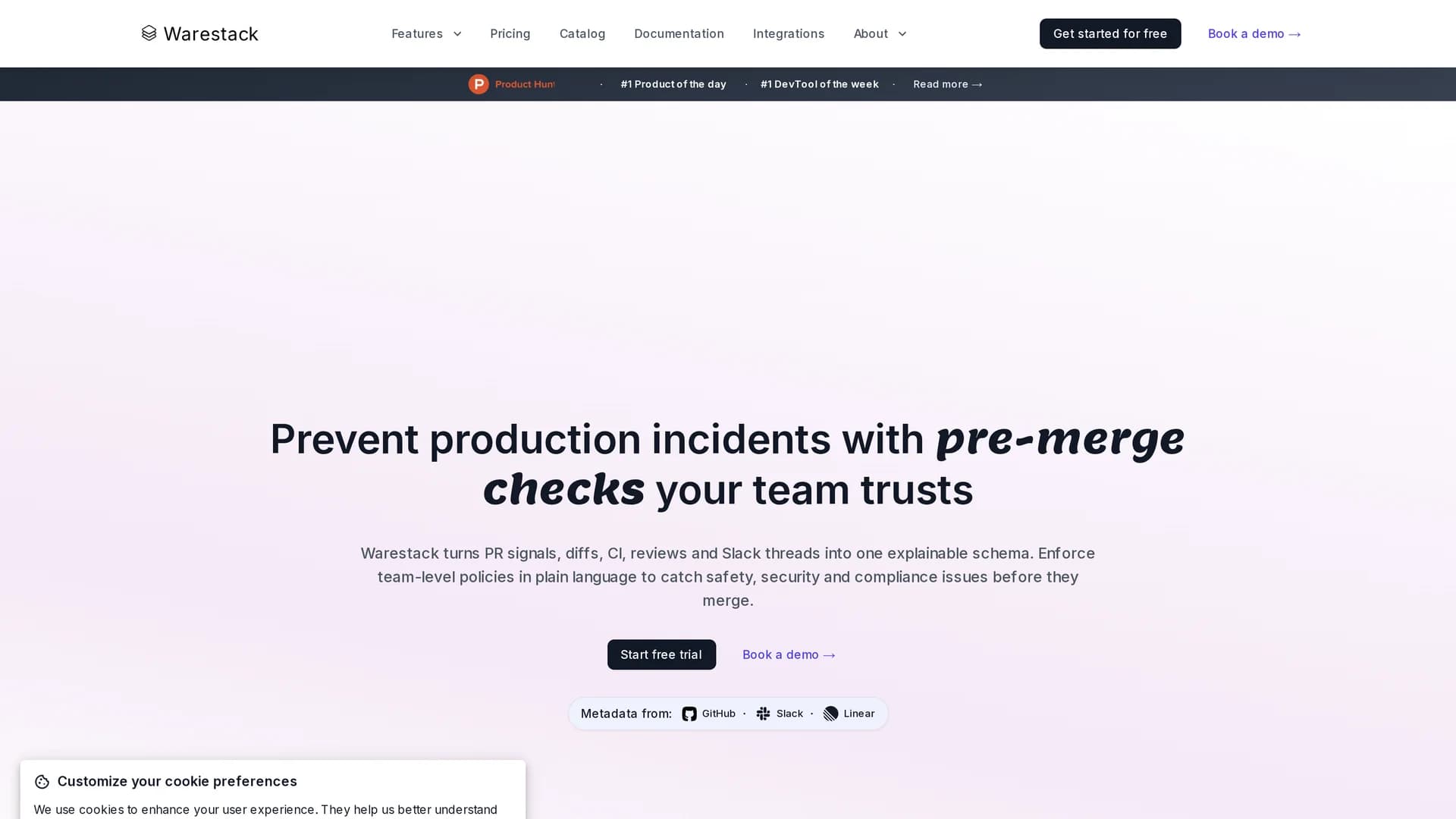warestack homepage