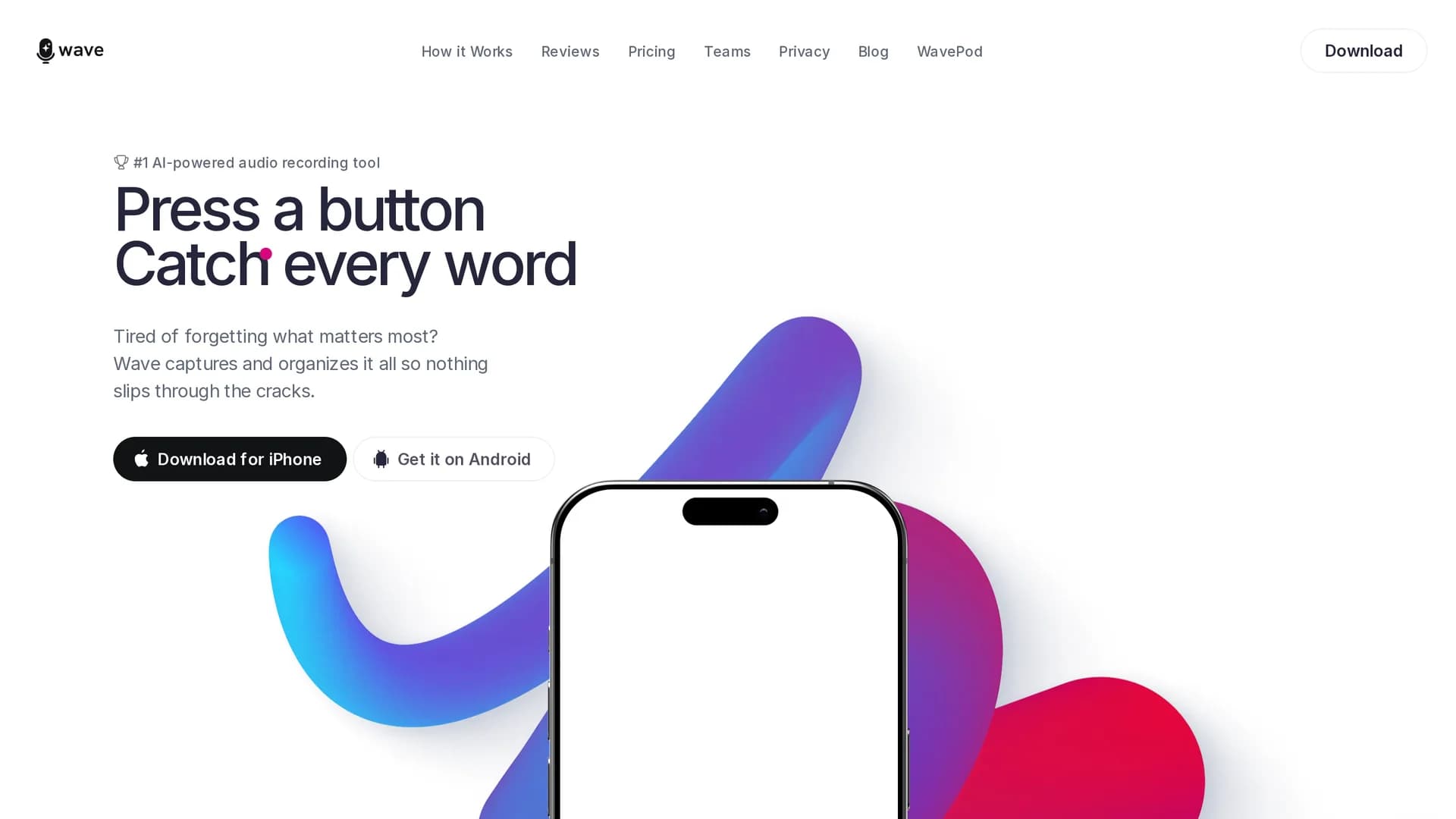 wave homepage