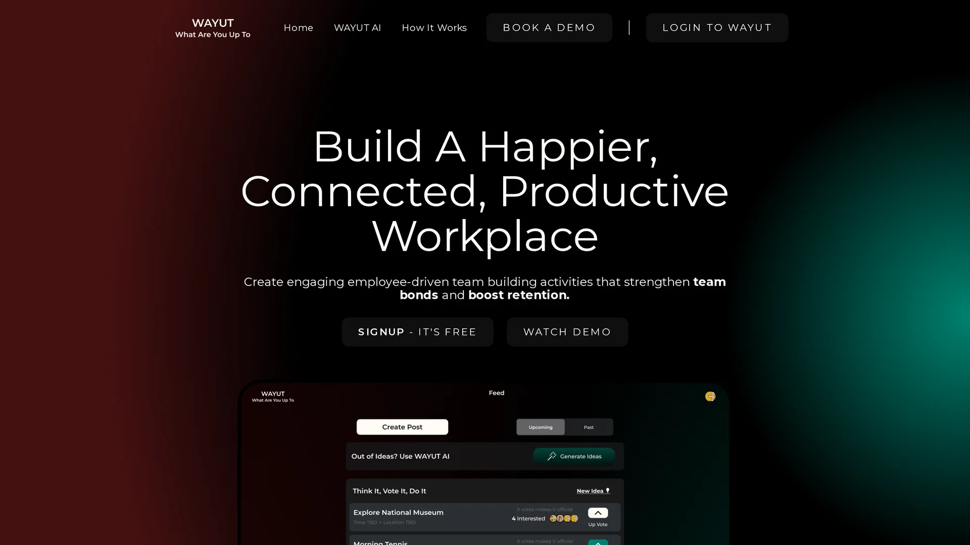 wayut homepage