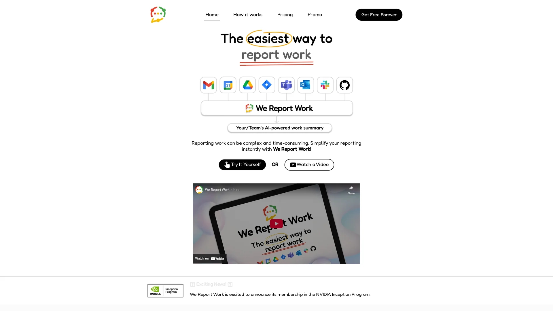 we-report-work homepage