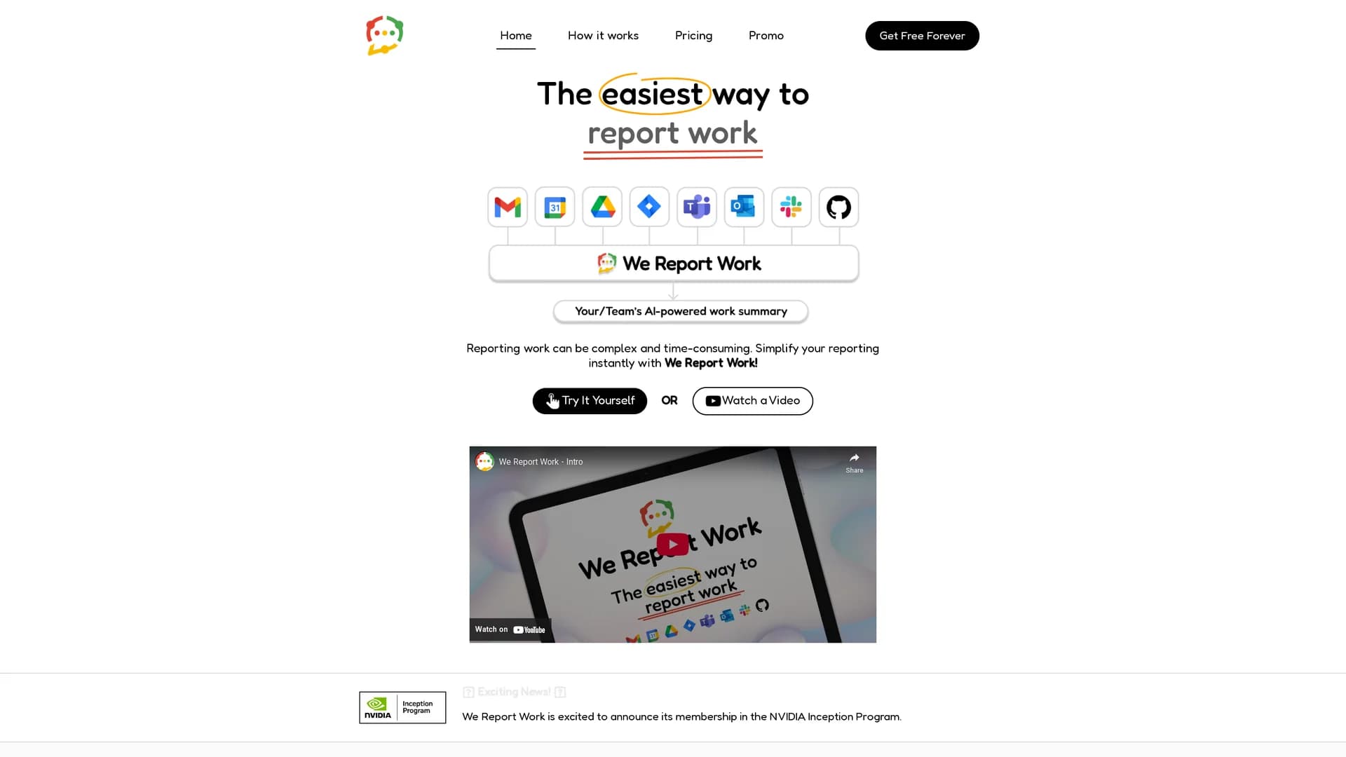 we-report-work homepage