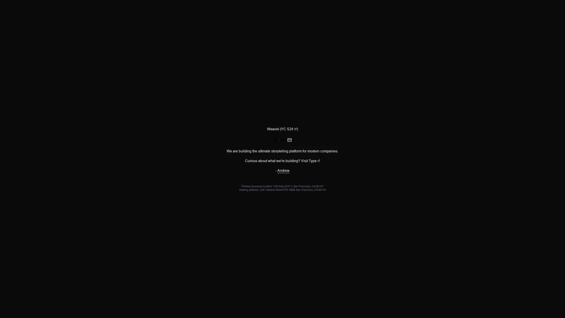 weavel homepage