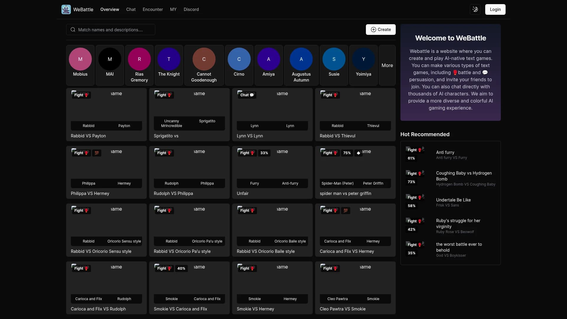 webattle homepage