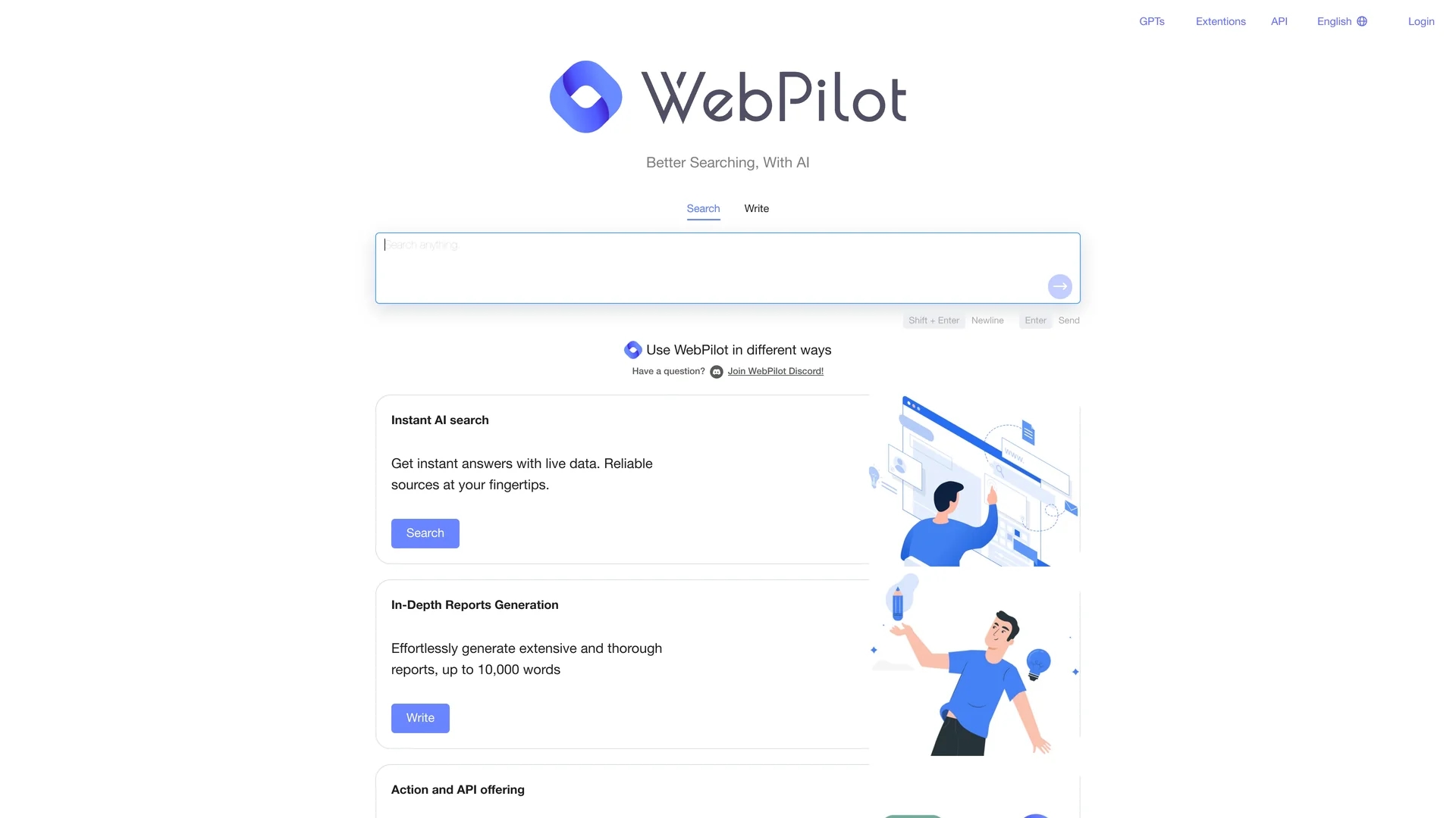 webpilot-ai homepage