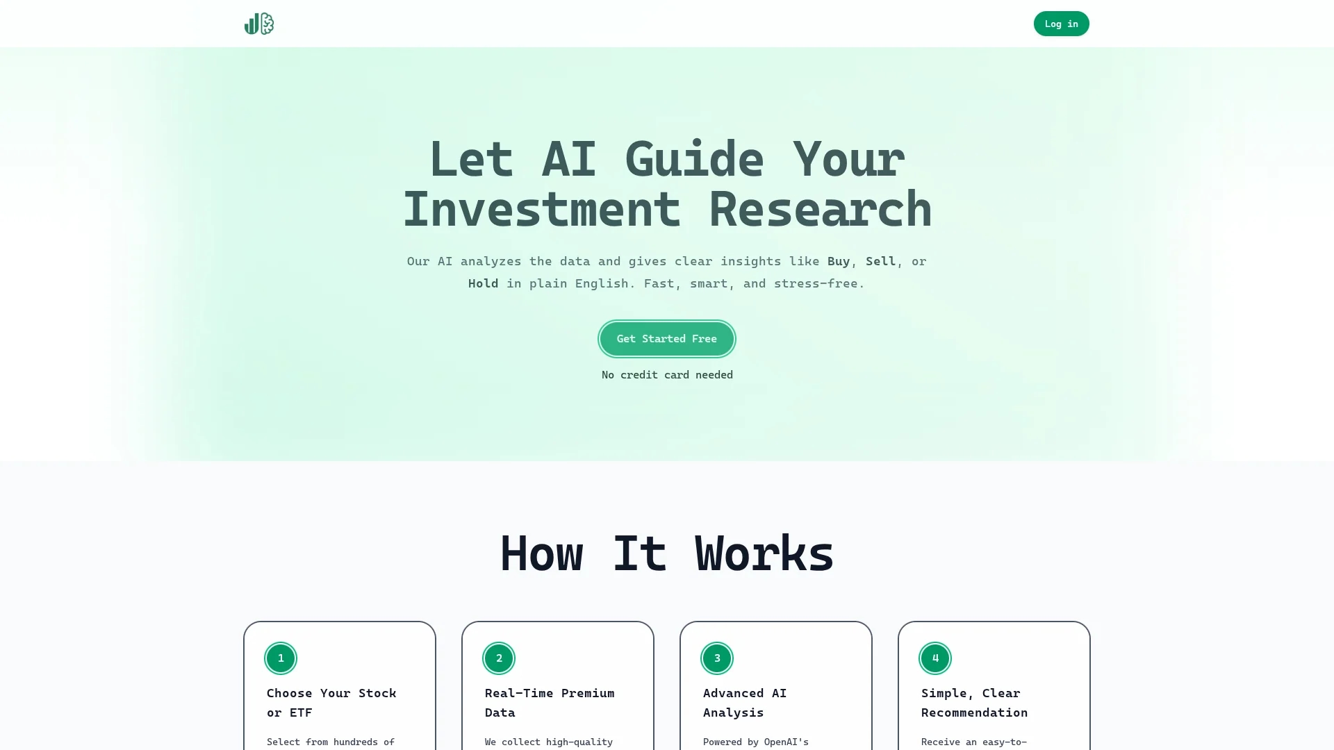 well-trade-ai homepage