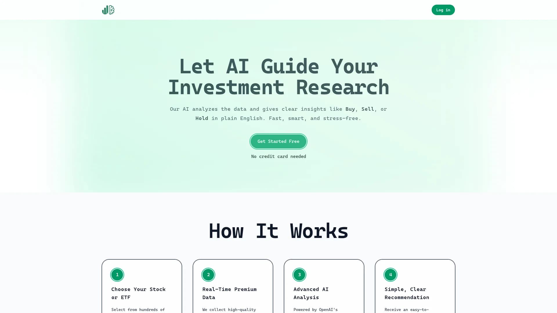 well-trade-ai homepage