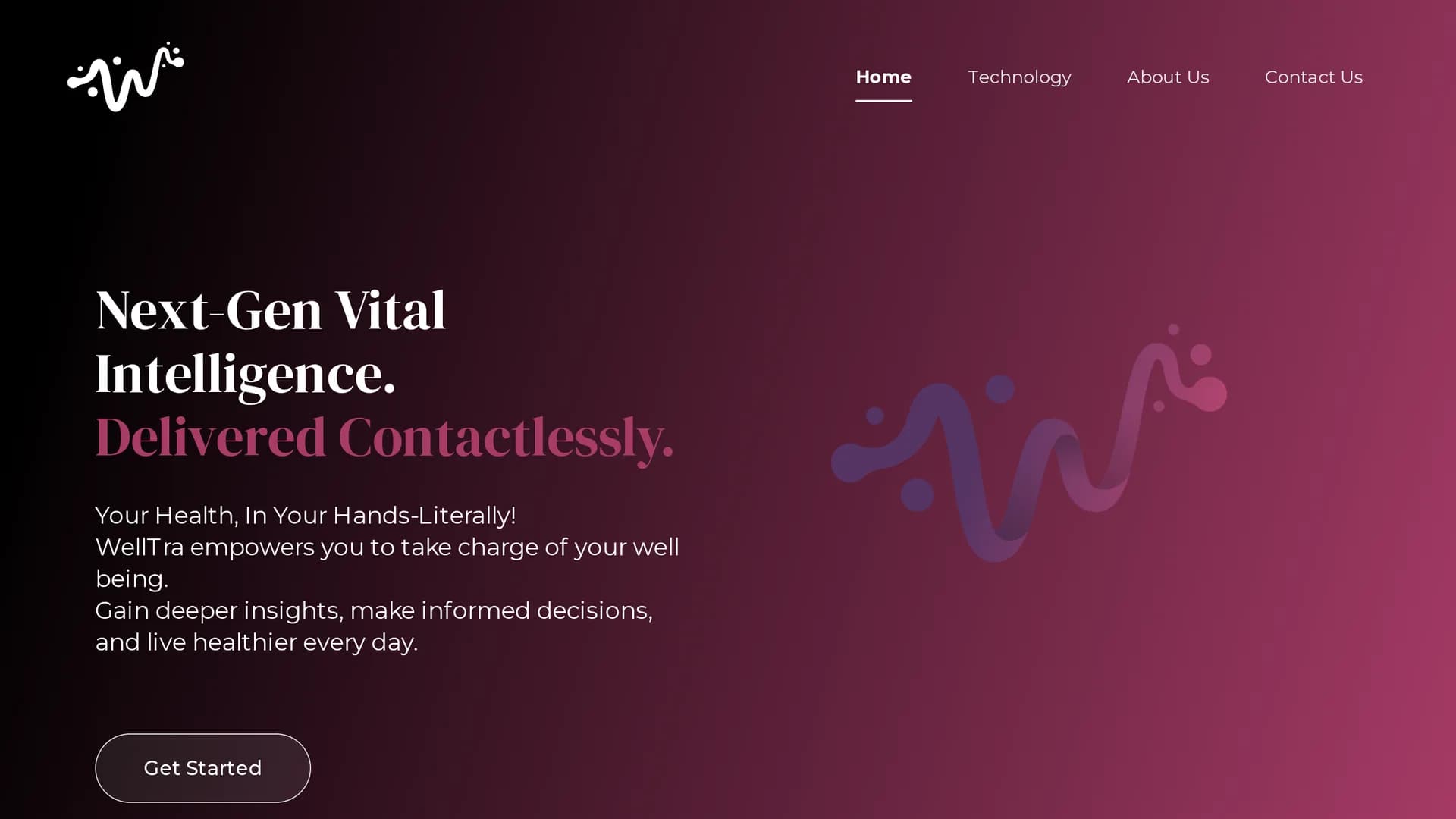 welltra-ai homepage