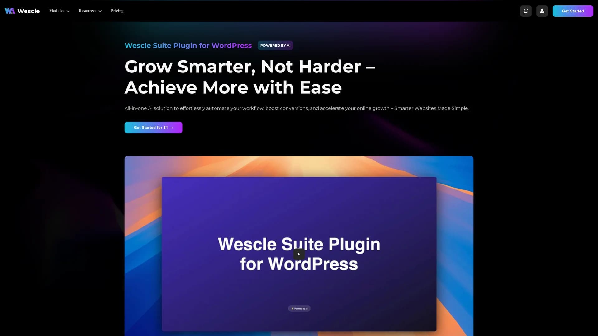 wescle-com homepage