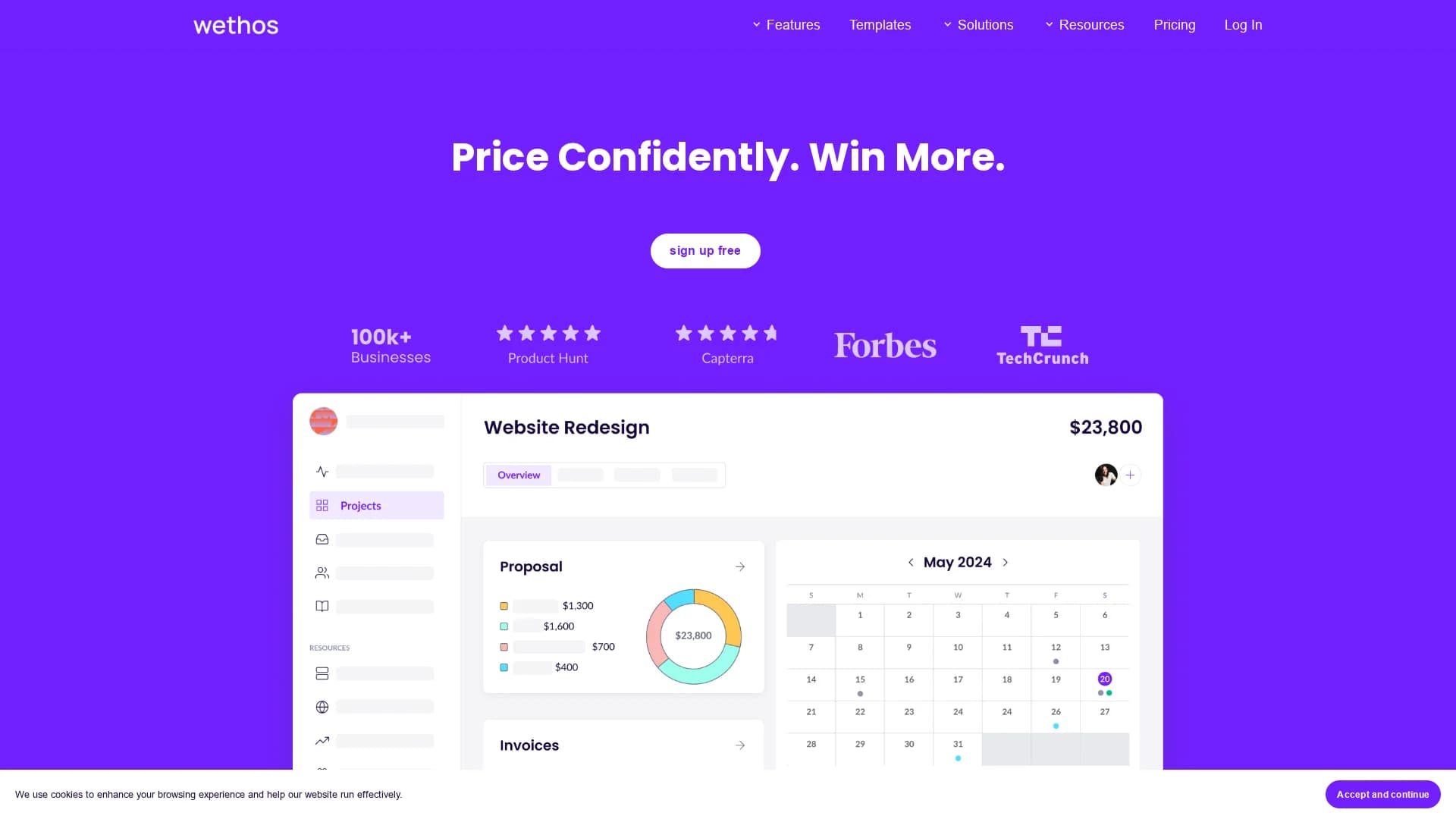 wethos homepage