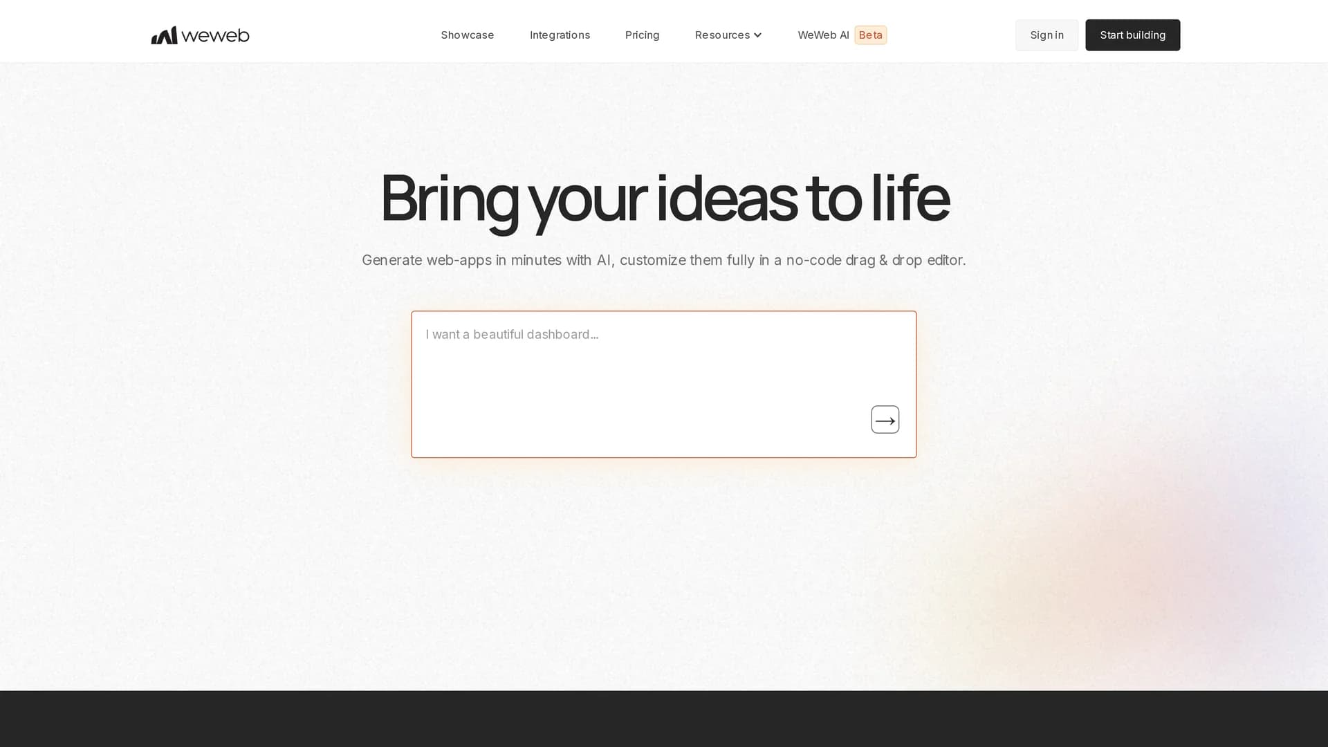 weweb homepage