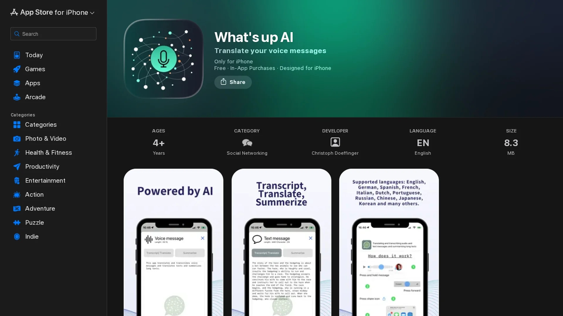 what-s-up-ai homepage
