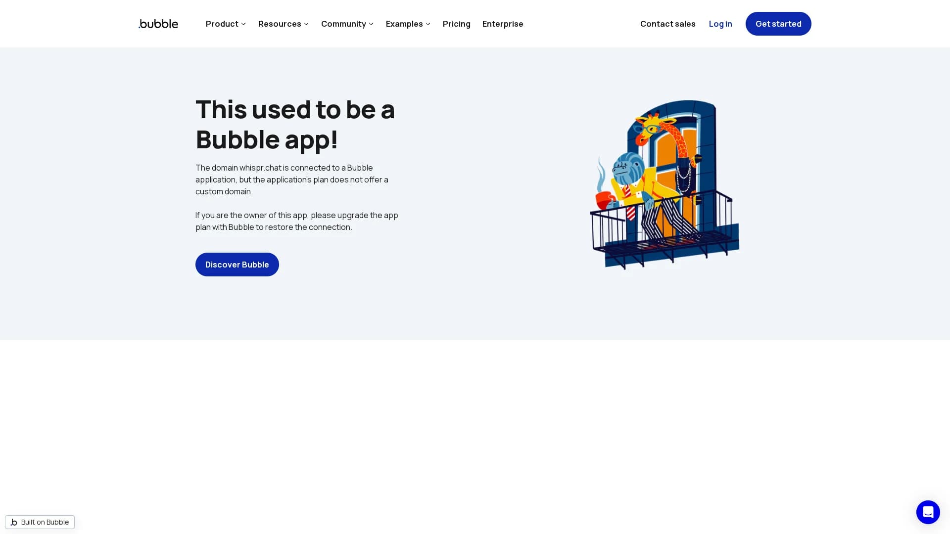 whispr homepage