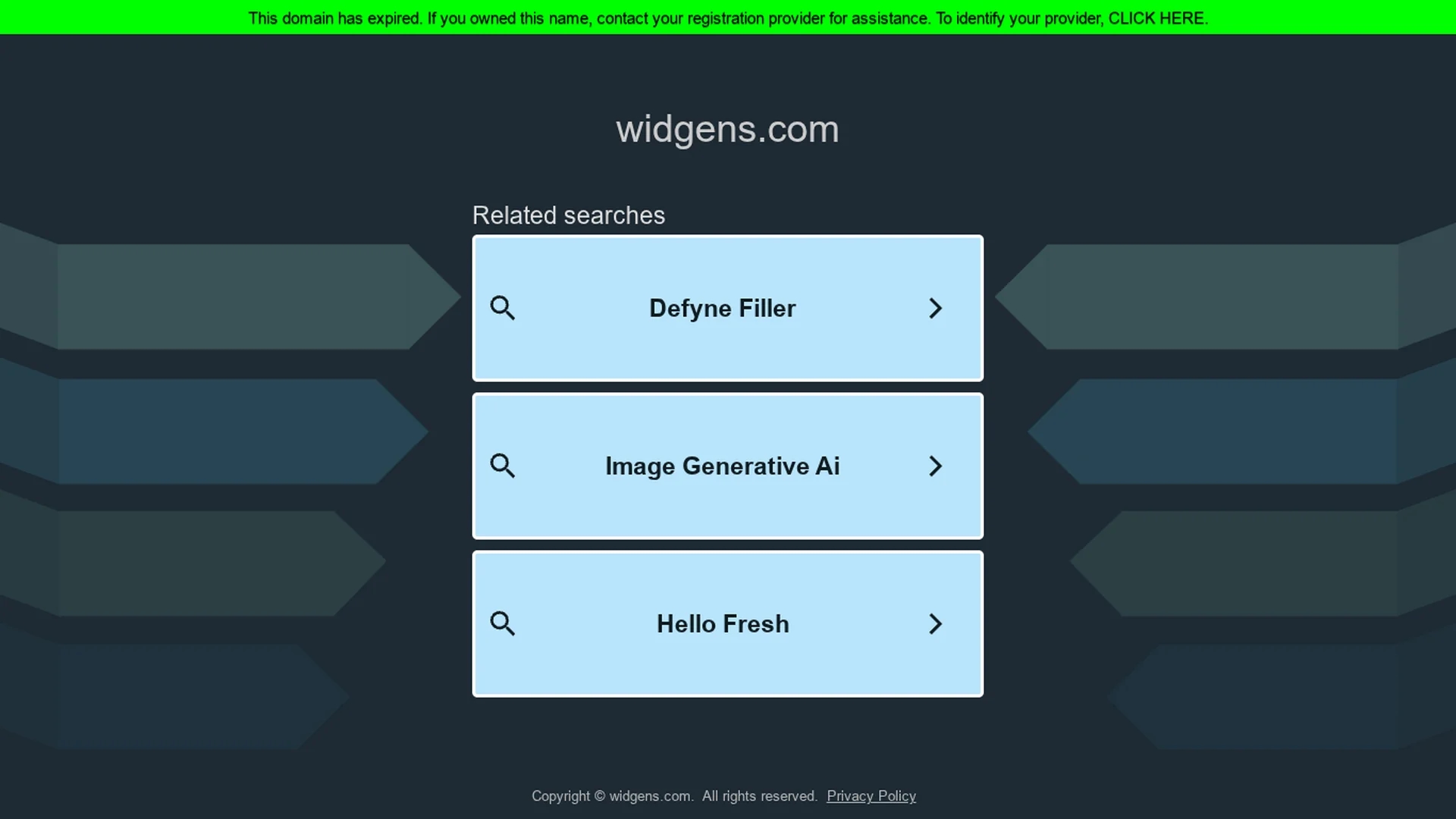 widgens homepage