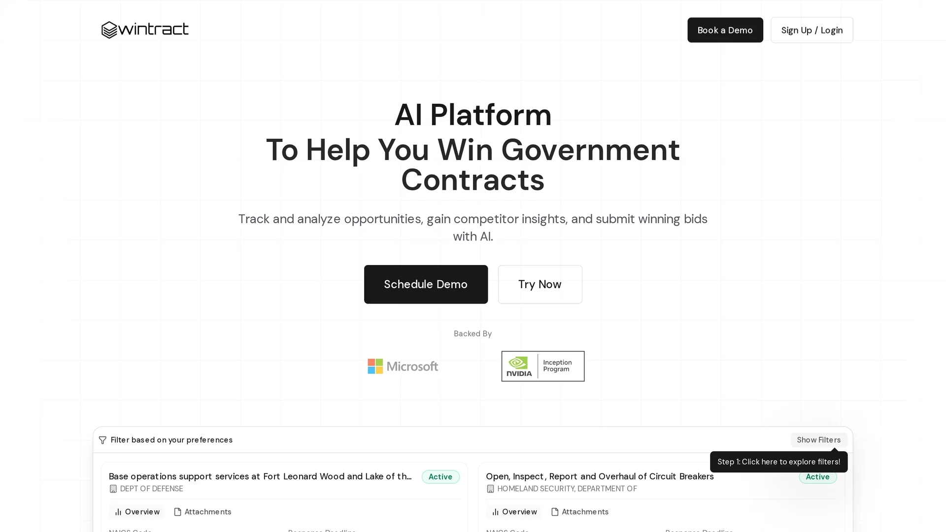 wintract homepage
