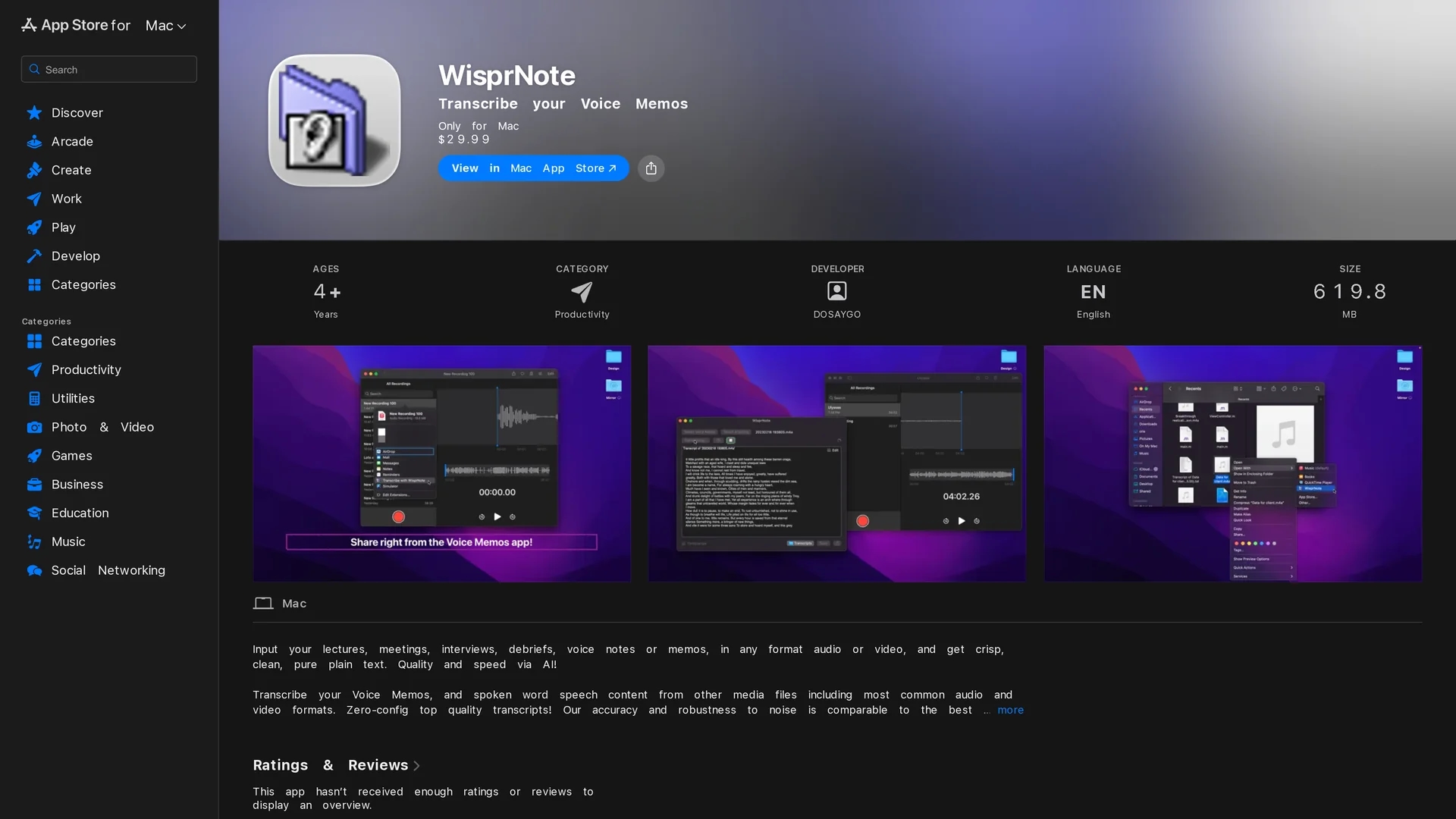 wisprnote homepage