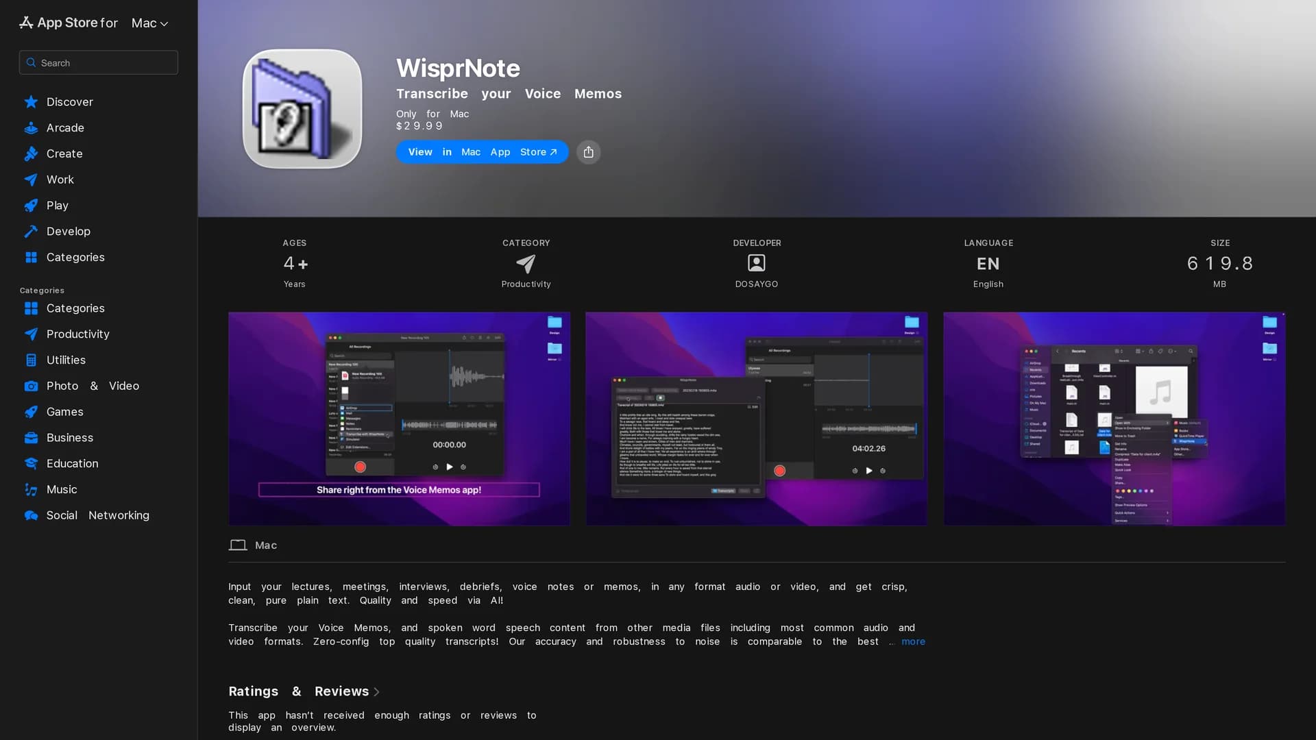 wisprnote homepage
